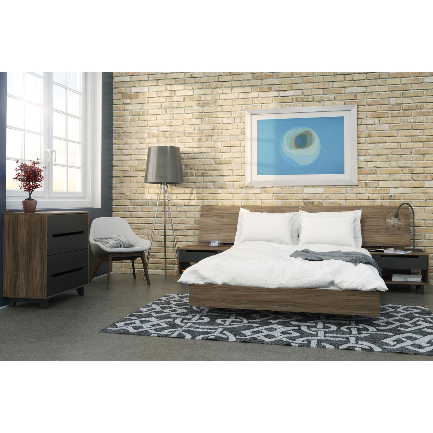 Alibi Modern Platform Bed Queen Brown Beds Bed Frames - Alibi Modern Platform Bed Queen Brown Beds Bed Frames Best Buycanada alibi modern platform bed queen brown beds bed frames - alibi modern platform bed queen brown beds bed frames best buycanada