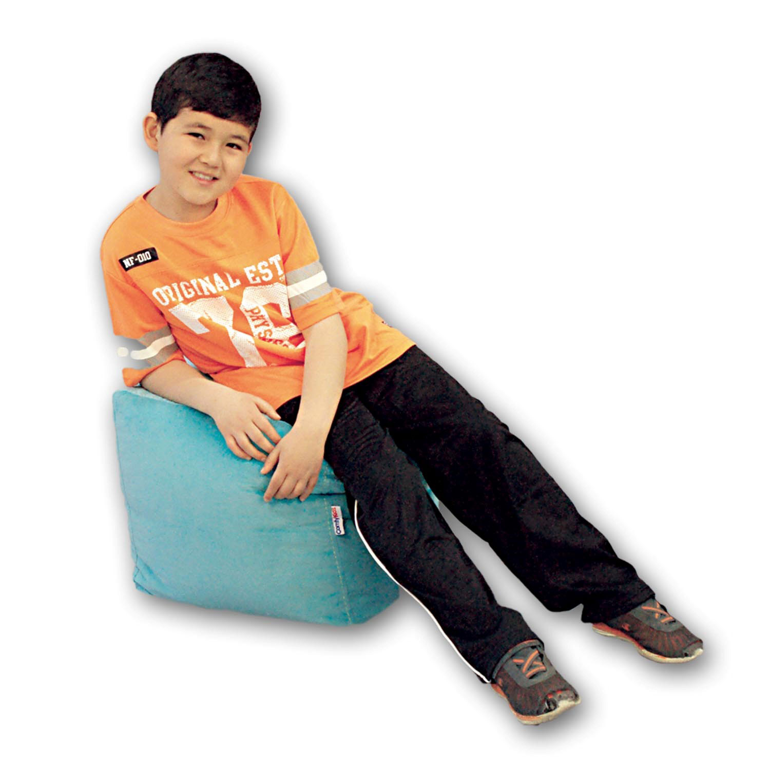 Comfy Kids - Cube Bean Bag Chair - Dazzle Blue