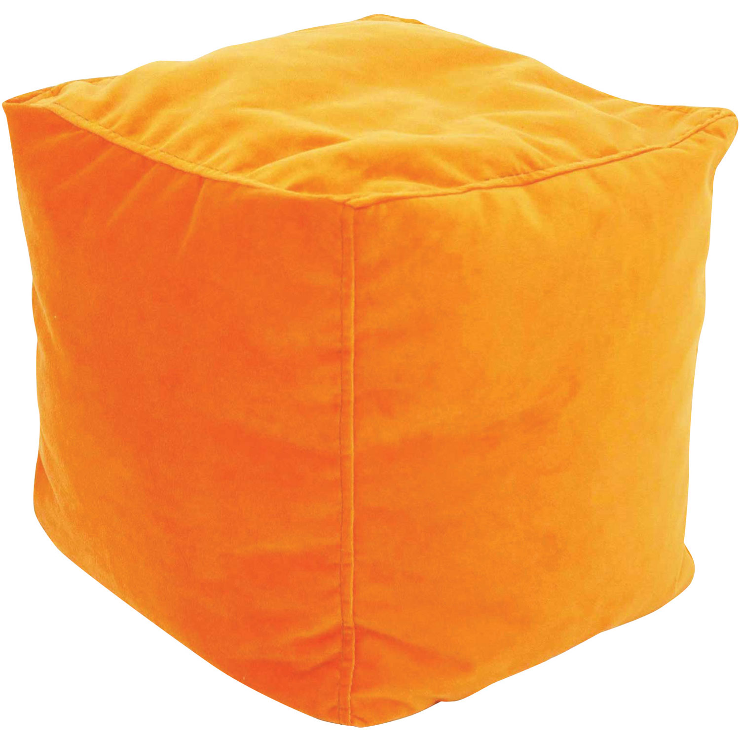 Comfy Kids - Cube Bean Bag Chair - Atomic Orange