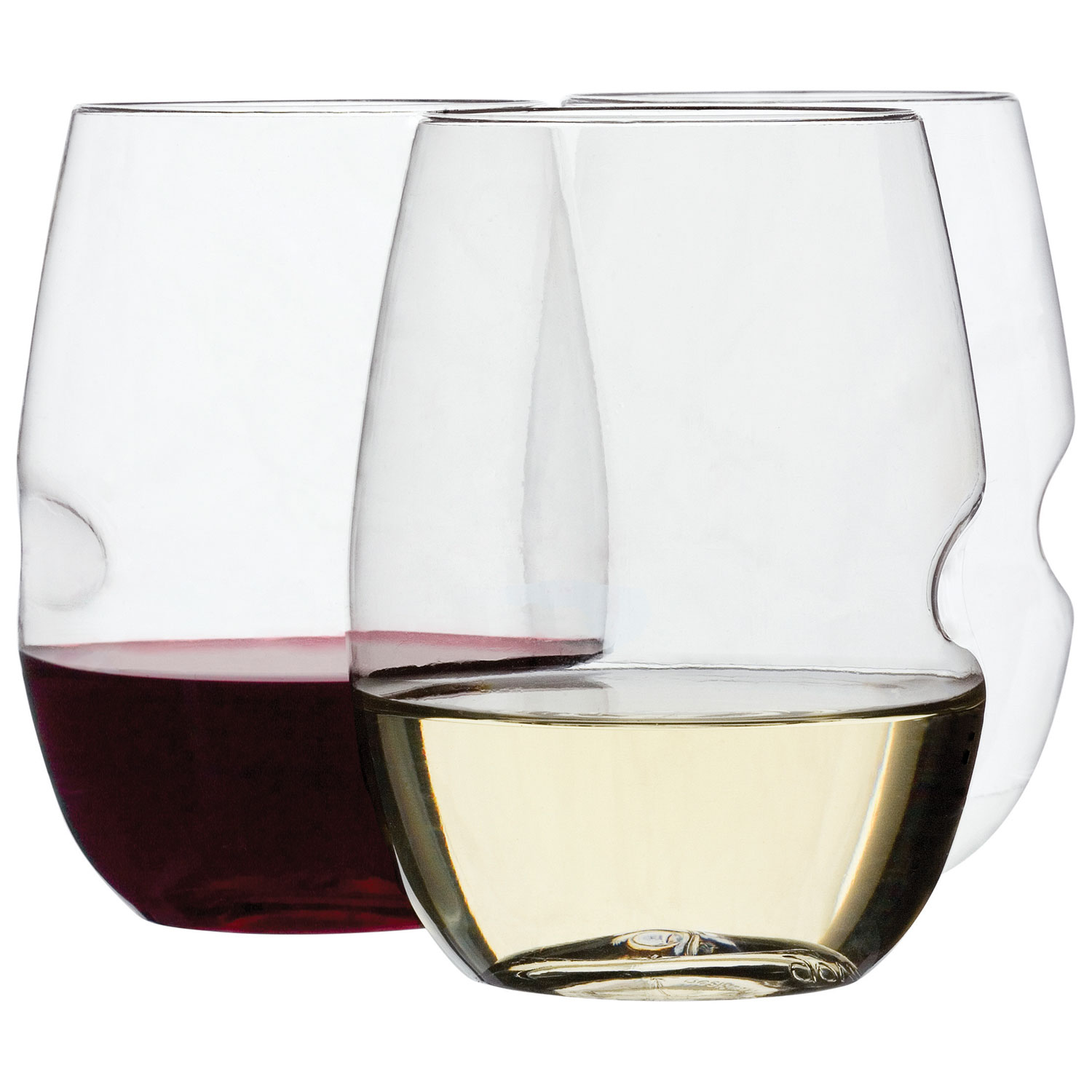Verre à vin incassable de 470 ml de Govino lavable au lave-vaisselle - Ensemble de 4