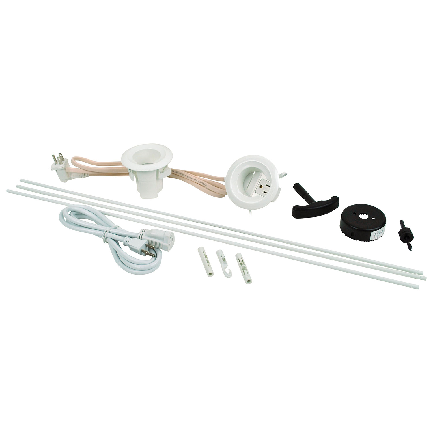 Wiremold TV Cord & Cable Power Kit