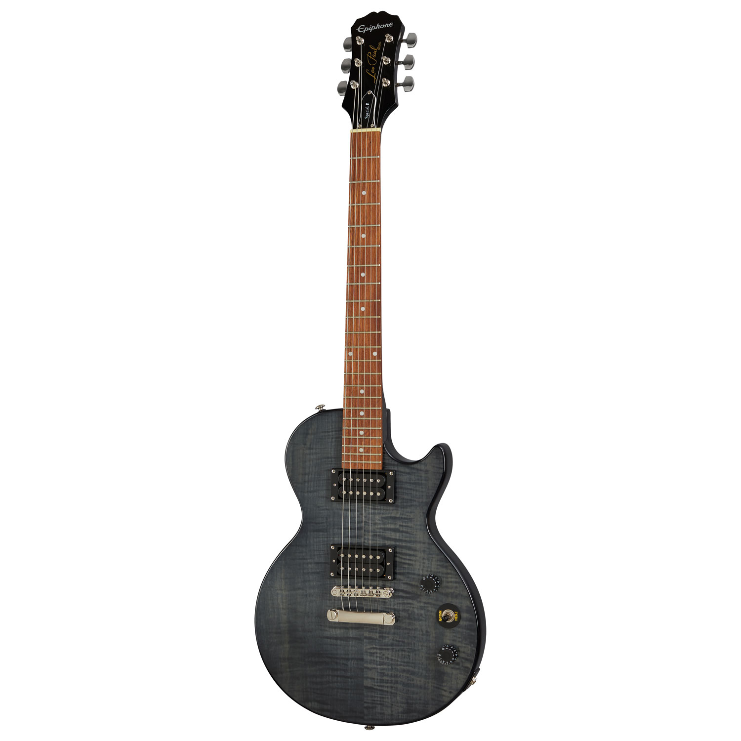 Epiphone Les Paul Special II Plus Top LE Electric Guitar (ENS2TBNH3) - Black - Only at Best Buy