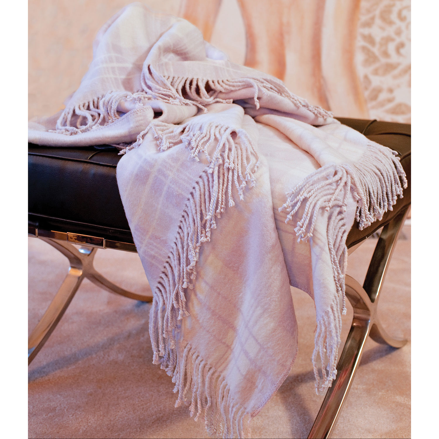 Luxeport Collection Silk Fleece Throw - Violet