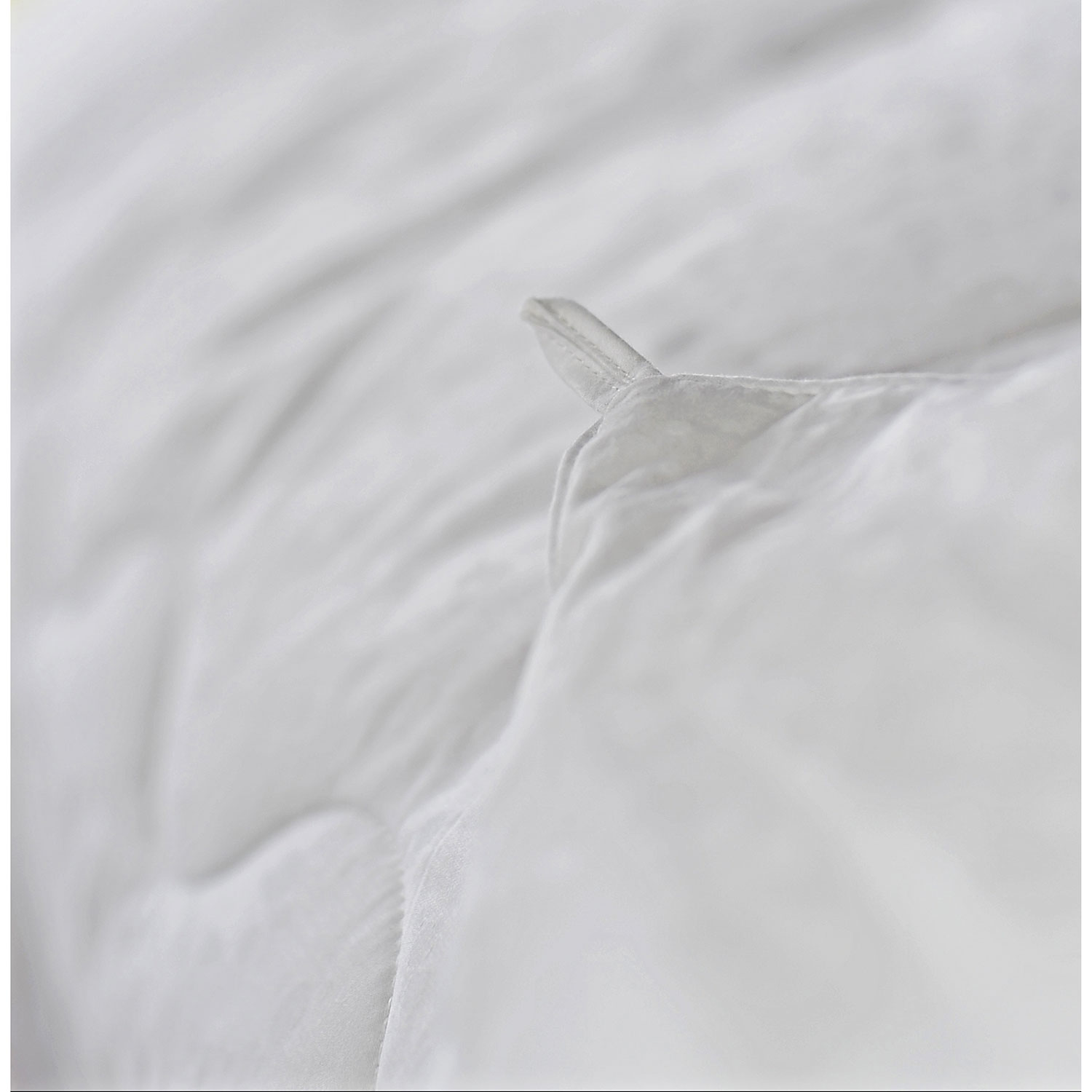 Douillette en soie légère de haute qualité à contexture de 300 de Luxeport - Lit à une place - Blanc