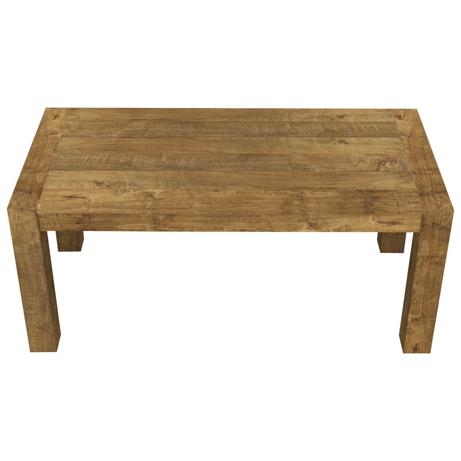 Knightsbridge Transitional 8-Seating Rectangular Helsinki Dining Table - Natural Wood
