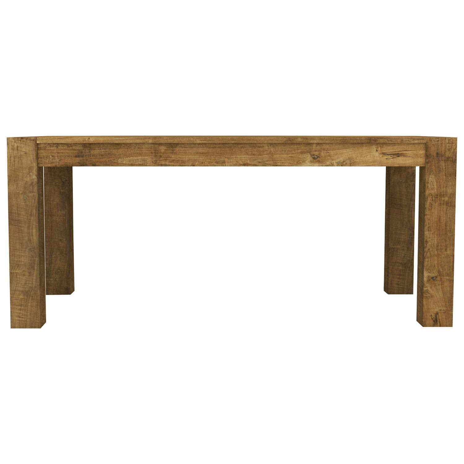 Knightsbridge Transitional 8-Seating Rectangular Helsinki Dining Table - Natural Wood