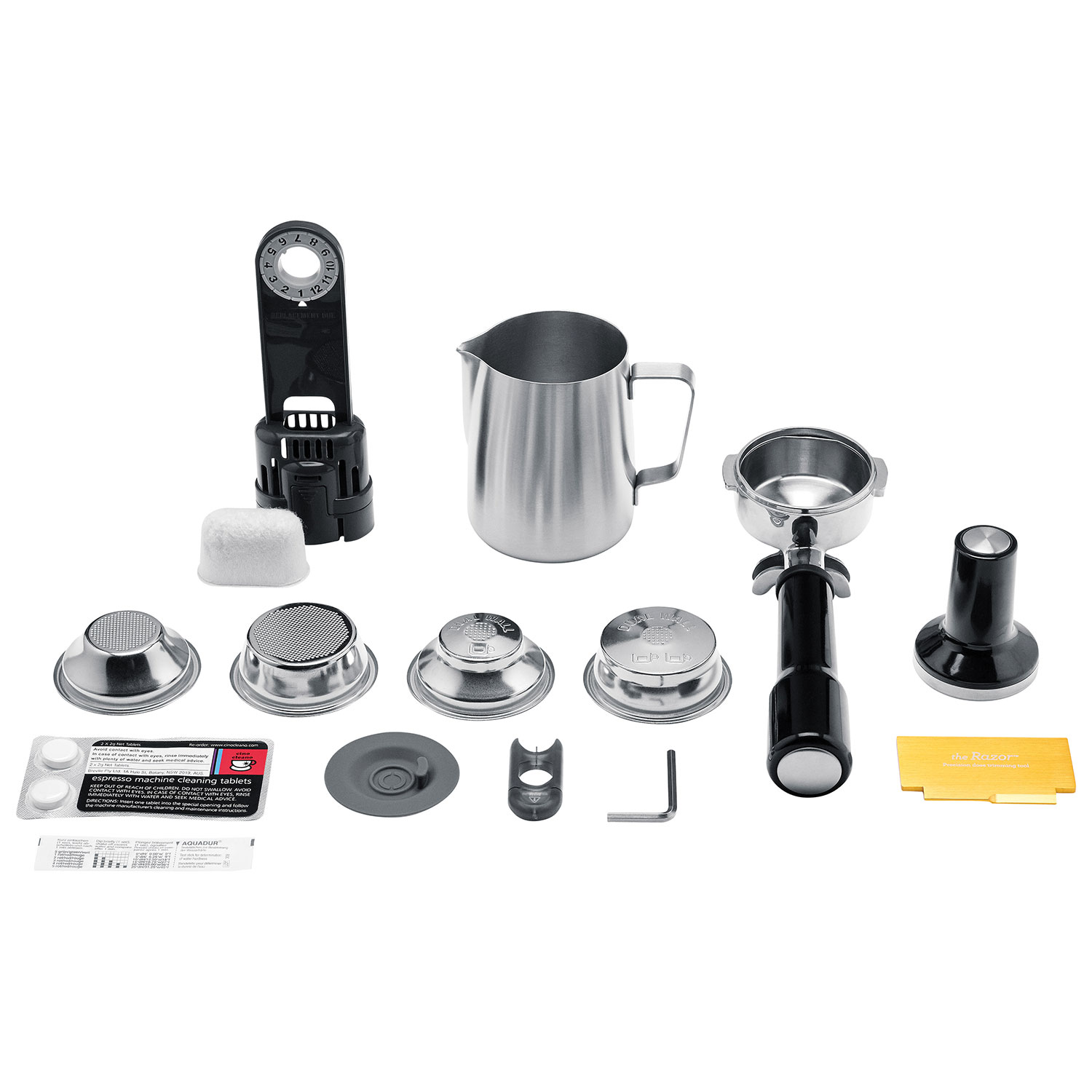 Machine à espresso à deux chaudières de Breville - Argenté