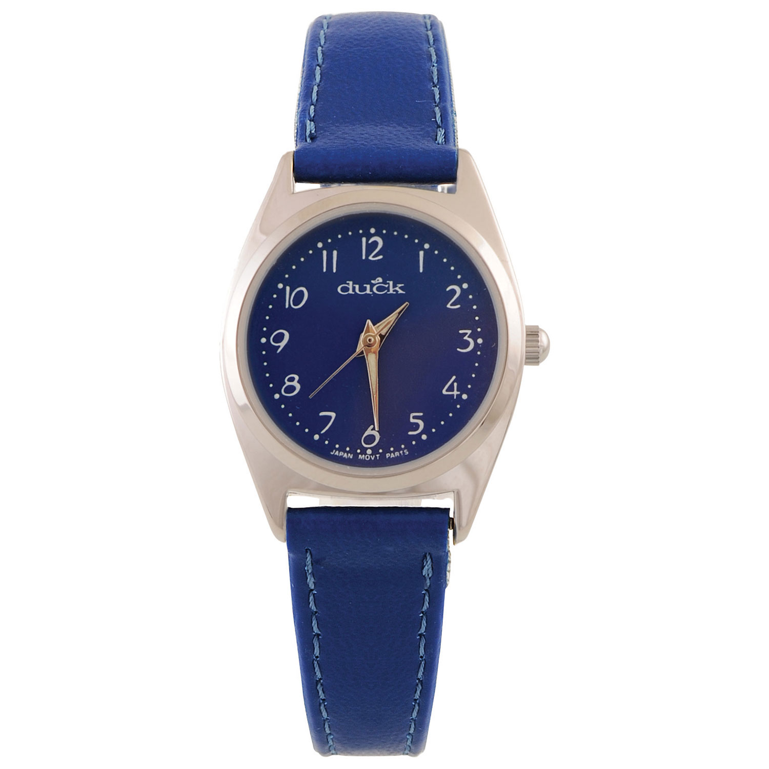 Montre décontractée analogique pour enfants de Duck - Bleu