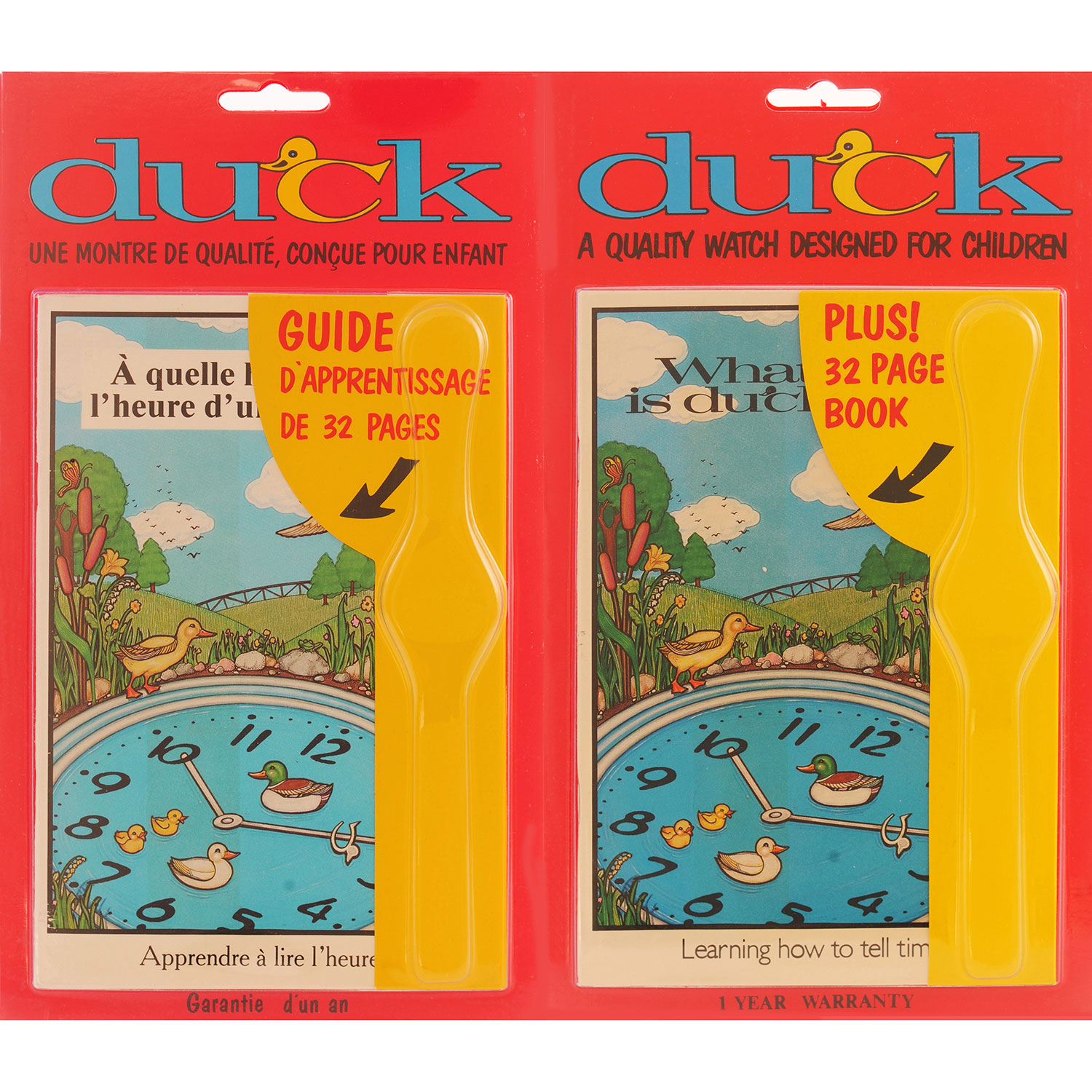 Montre sport analogique pour enfants de Duck - Bleu pâle