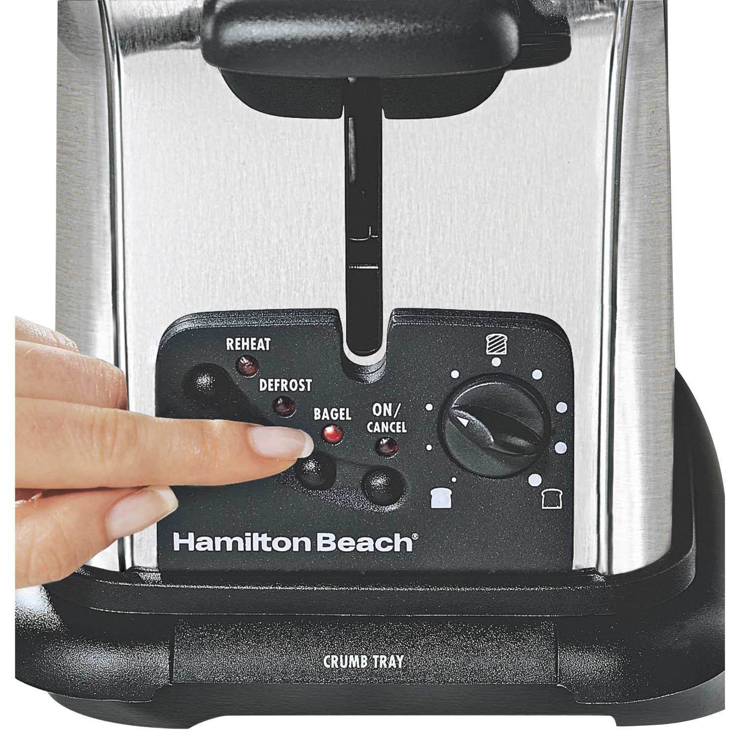 Grille-pain à 2 fentes de Hamilton Beach - Chromé