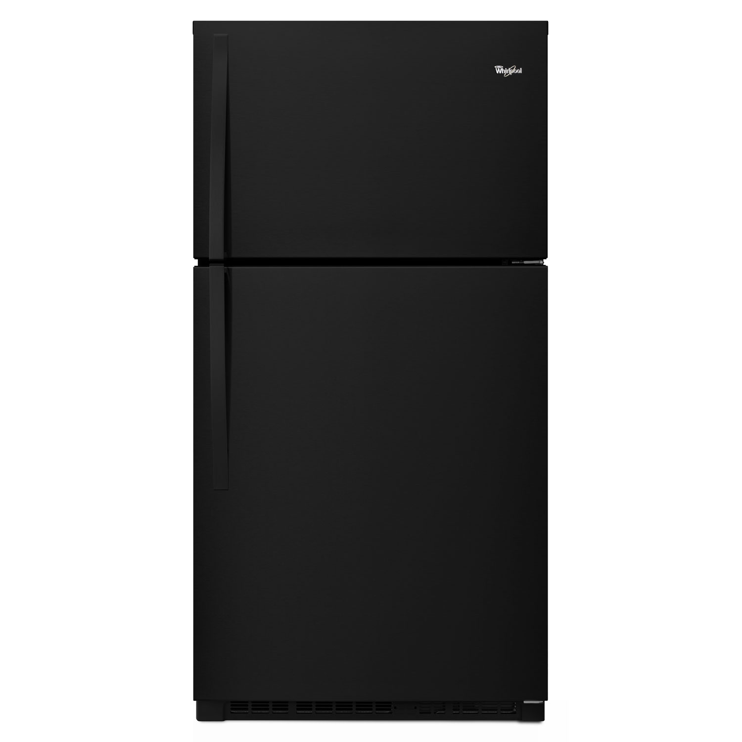 Réfrigérateur à congélateur supérieur 21,3 pi³ 33 po, éclairage DEL de Whirlpool - Noir