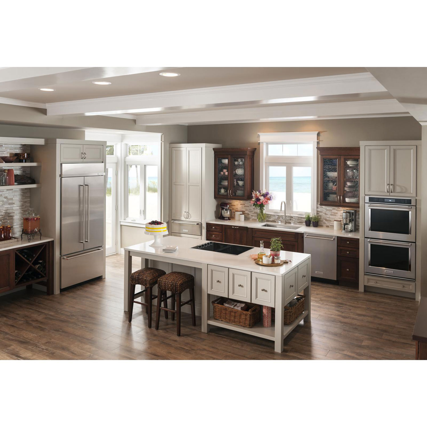 Tiroir-réchaud facile à nettoyer 1,5 pi3 30 po de KitchenAid - Acier inoxydable