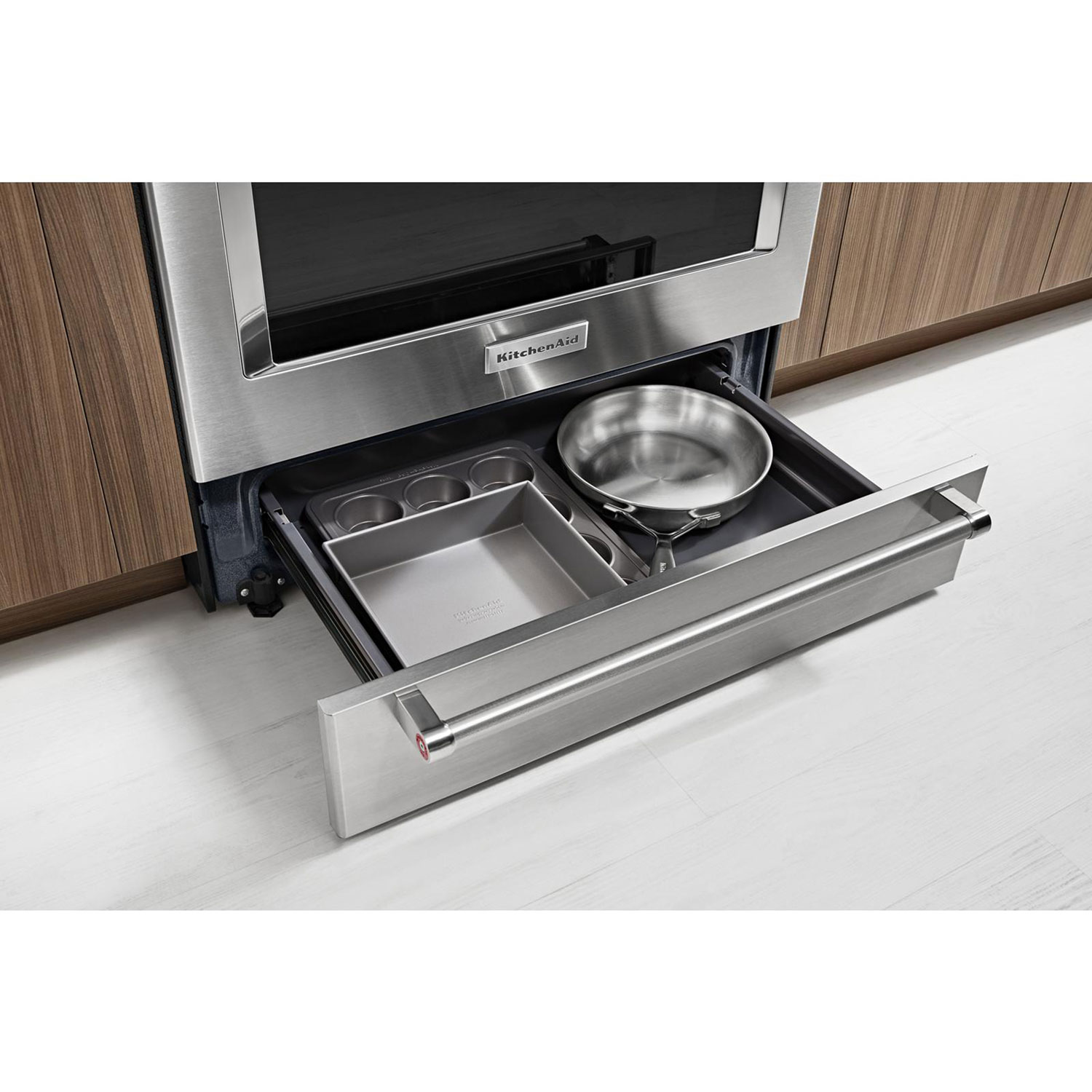 Cuisinière électrique encastrée convection véritable 6,4 pi3 30 po KitchenAid - Inox