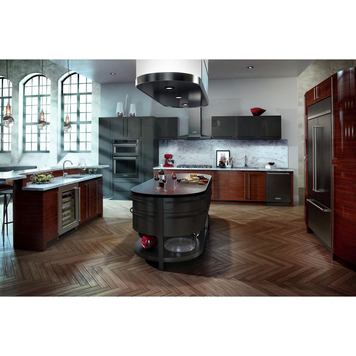 KitchenAid 36" 5-Burner Gas Cooktop - Stainless Steel