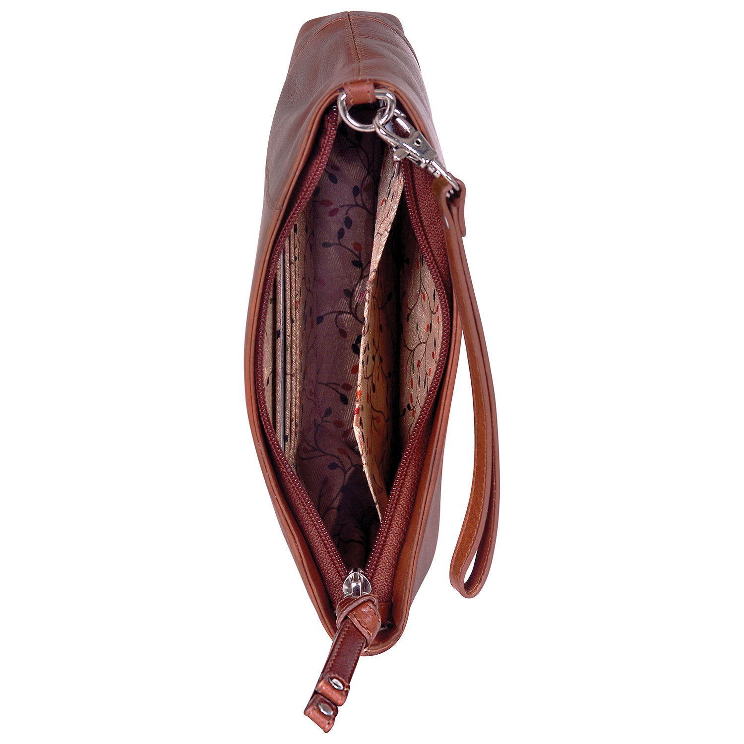 Pochette portefeuille Casablanca de Mancini - Cognac