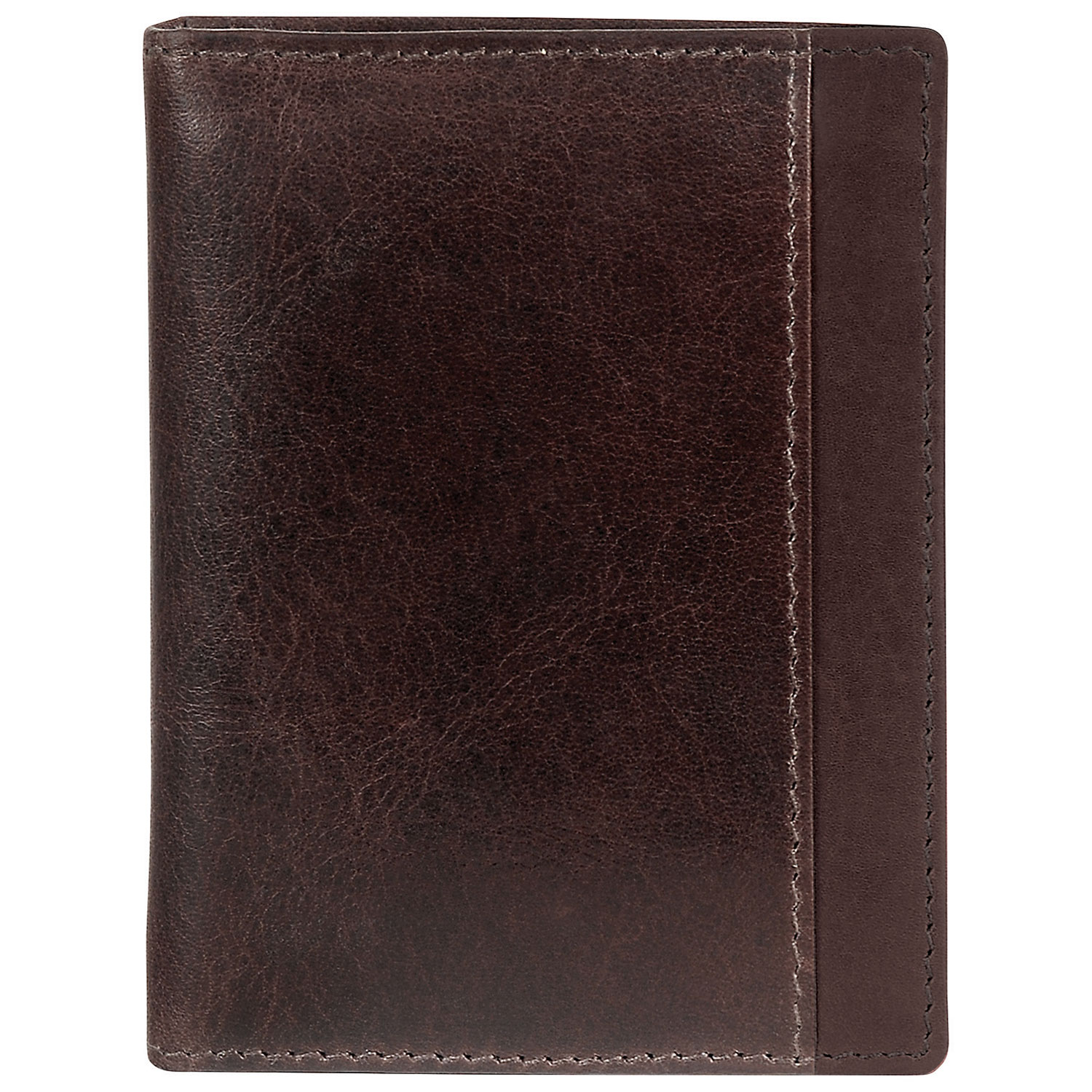 Portefeuille vertical en cuir Casablanca de Mancini - Brun