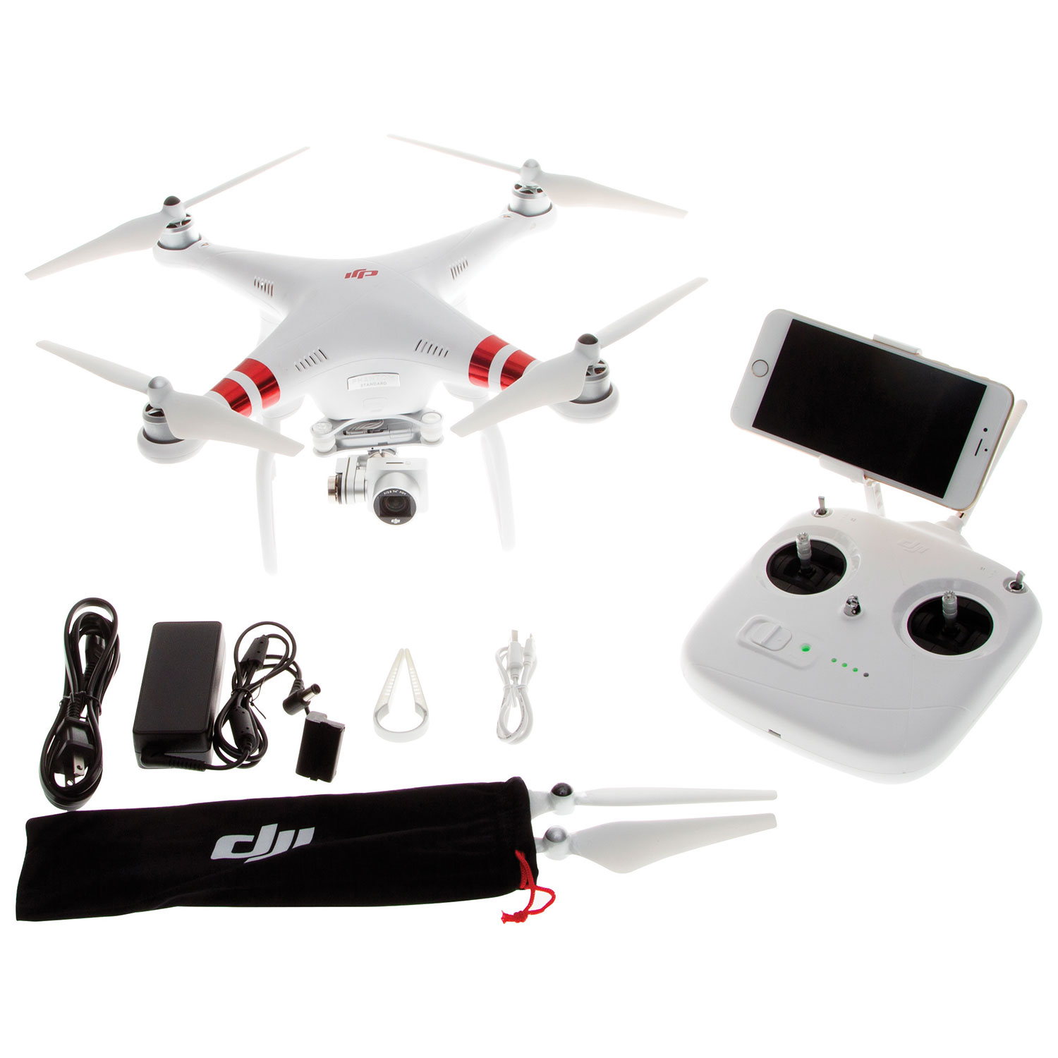 DJI Phantom 3 Standard Quadcopter Drone with Camera & Controller ...