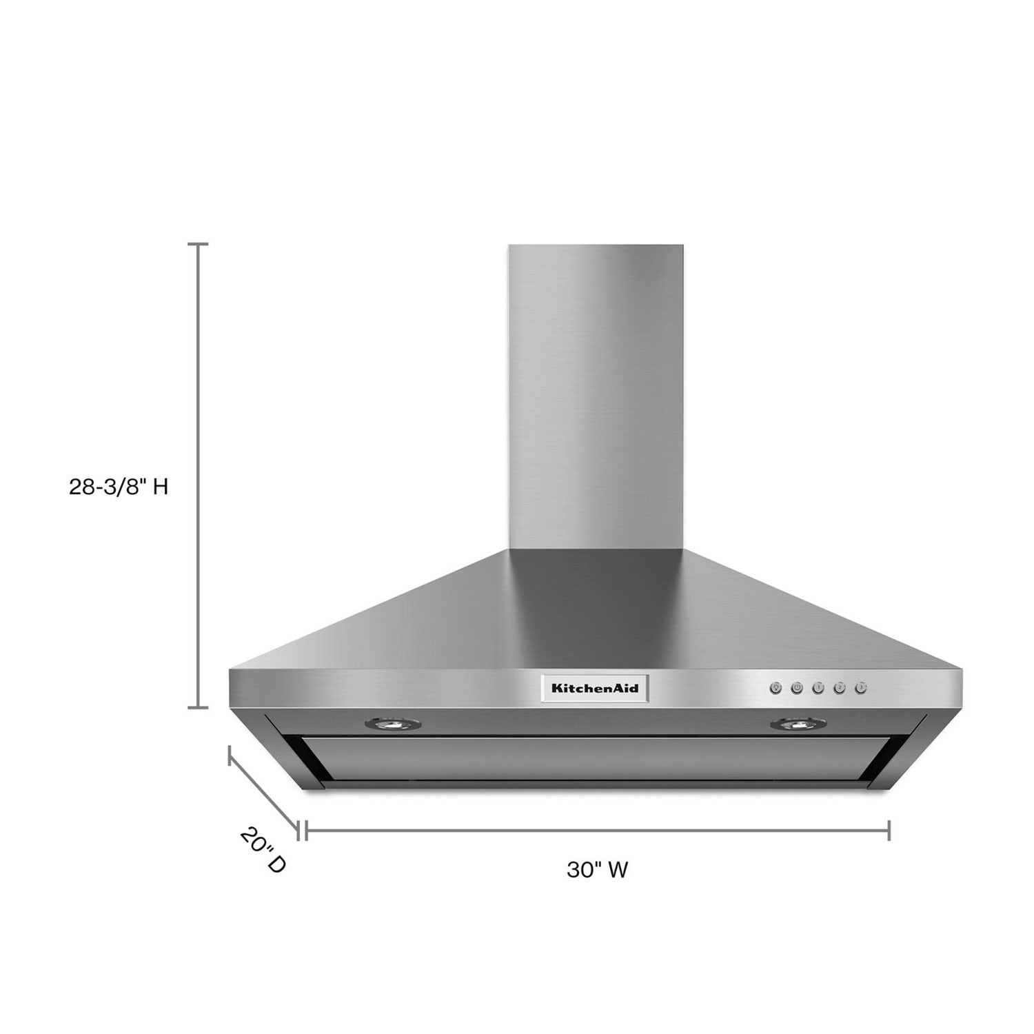 KitchenAid 30" Canopy Range Hood - Stainless Steel