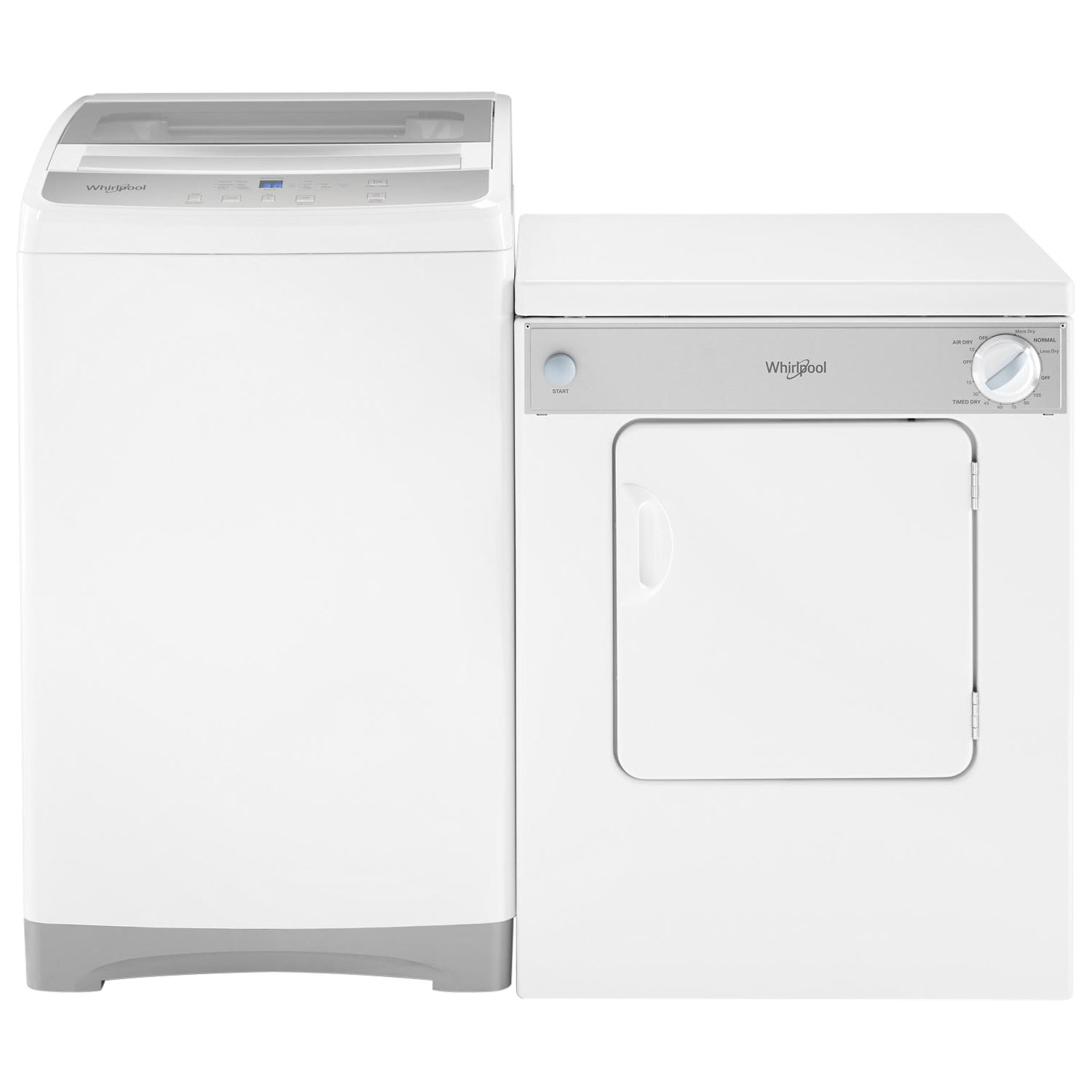 Sécheuse électrique 3,4 pi³ de Whirlpool - Blanc