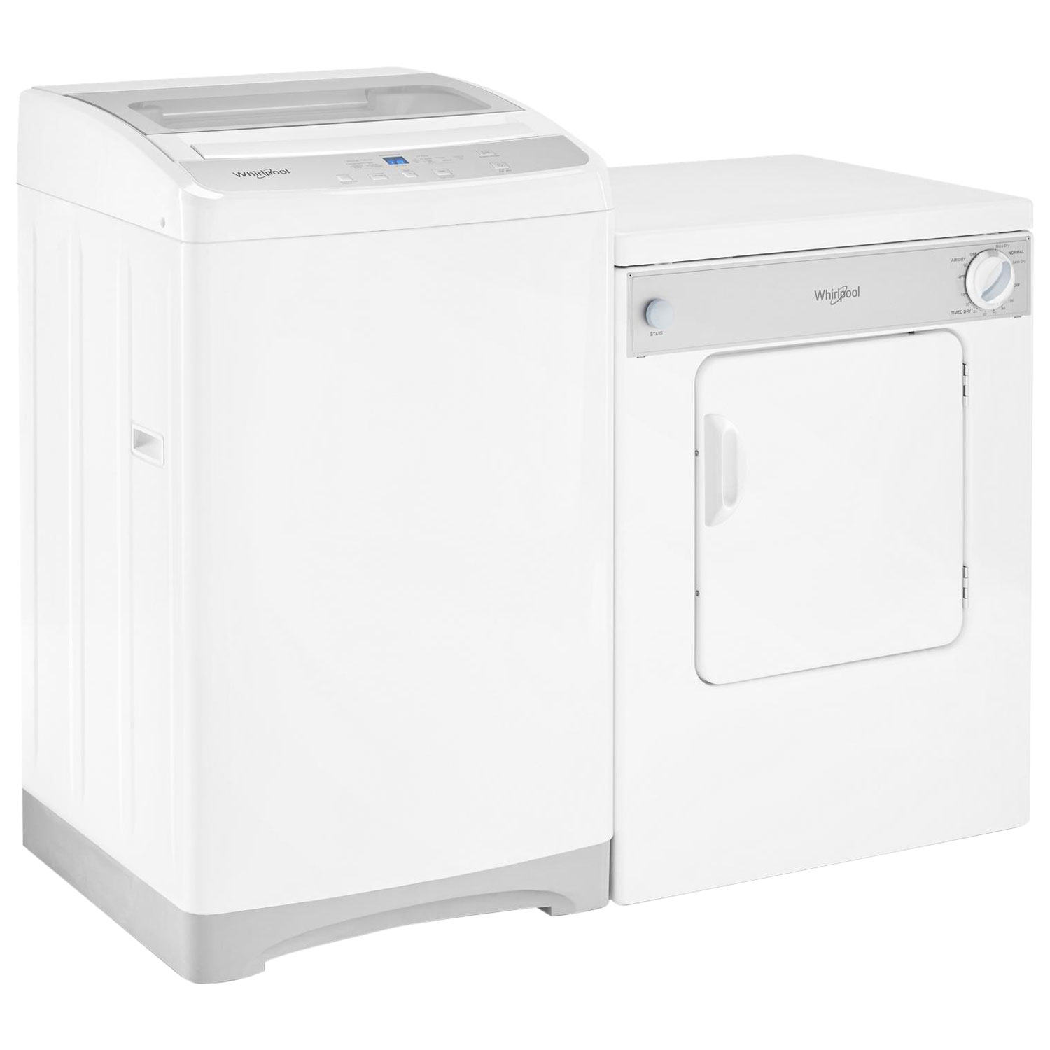 Sécheuse électrique 3,4 pi³ de Whirlpool - Blanc