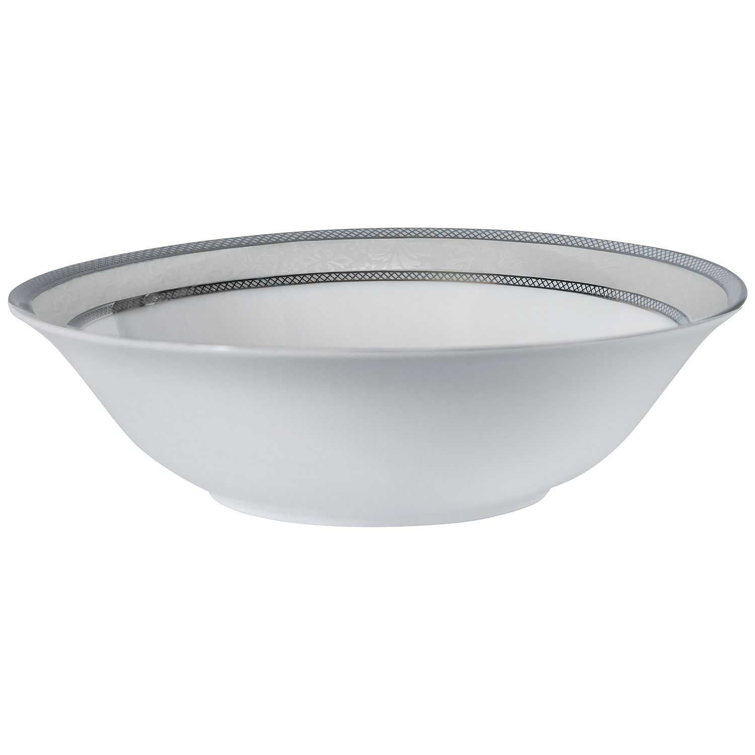 Saladier en porcelaine Floral Lace de Brilliant - Blanc-Platine