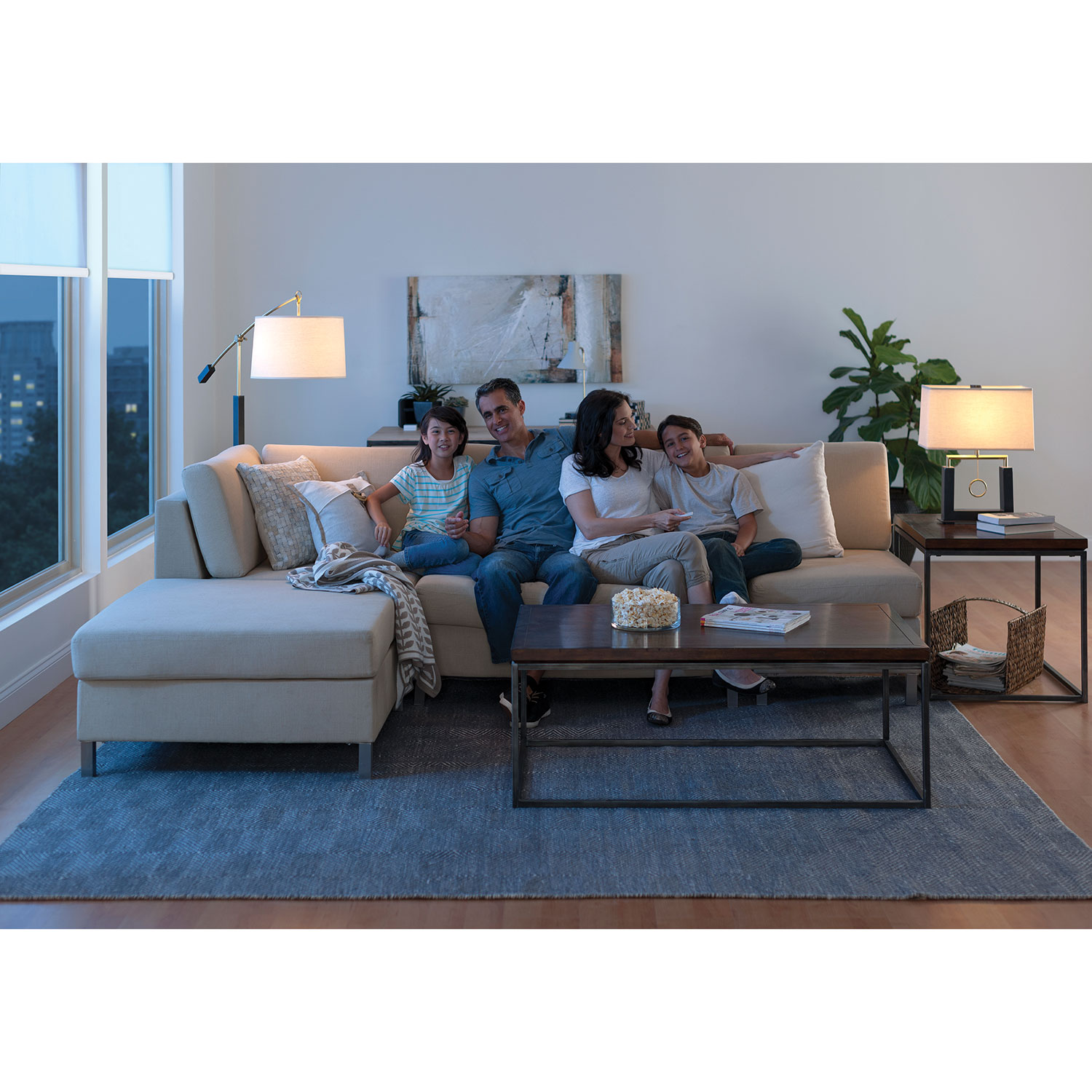 Trousse sans fil Caseta de Lutron avec gradateur mural et pont intelligent