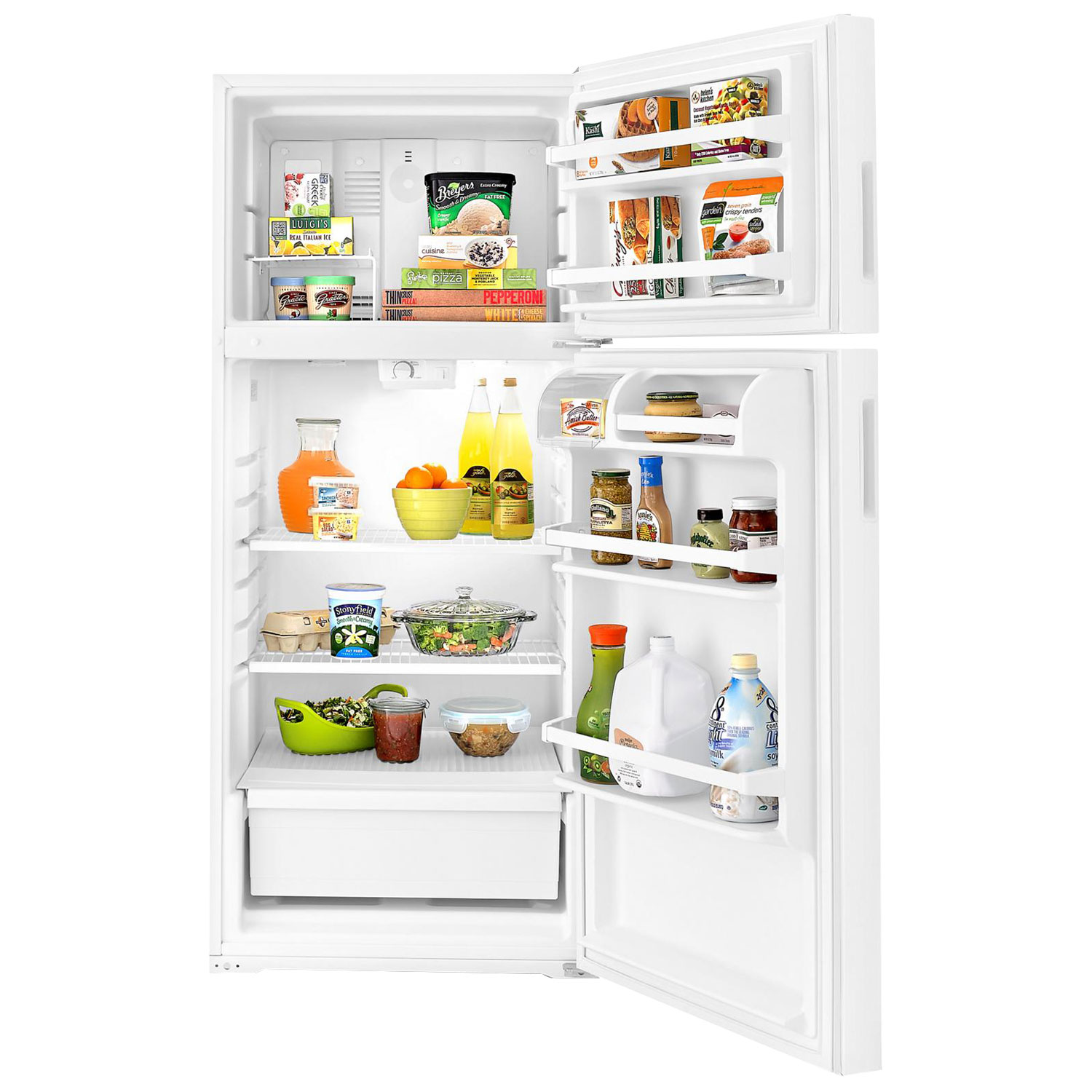 Amana 28" 14.3 Cu. Ft. Top Freezer Refrigerator - White