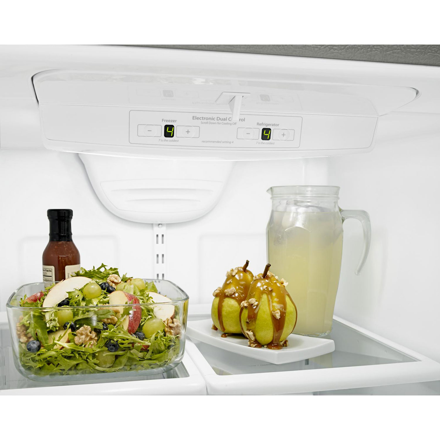 Réfrigérateur à congélateur inférieur 18,7 pi3 30 po d'Amana - Acier inoxydable