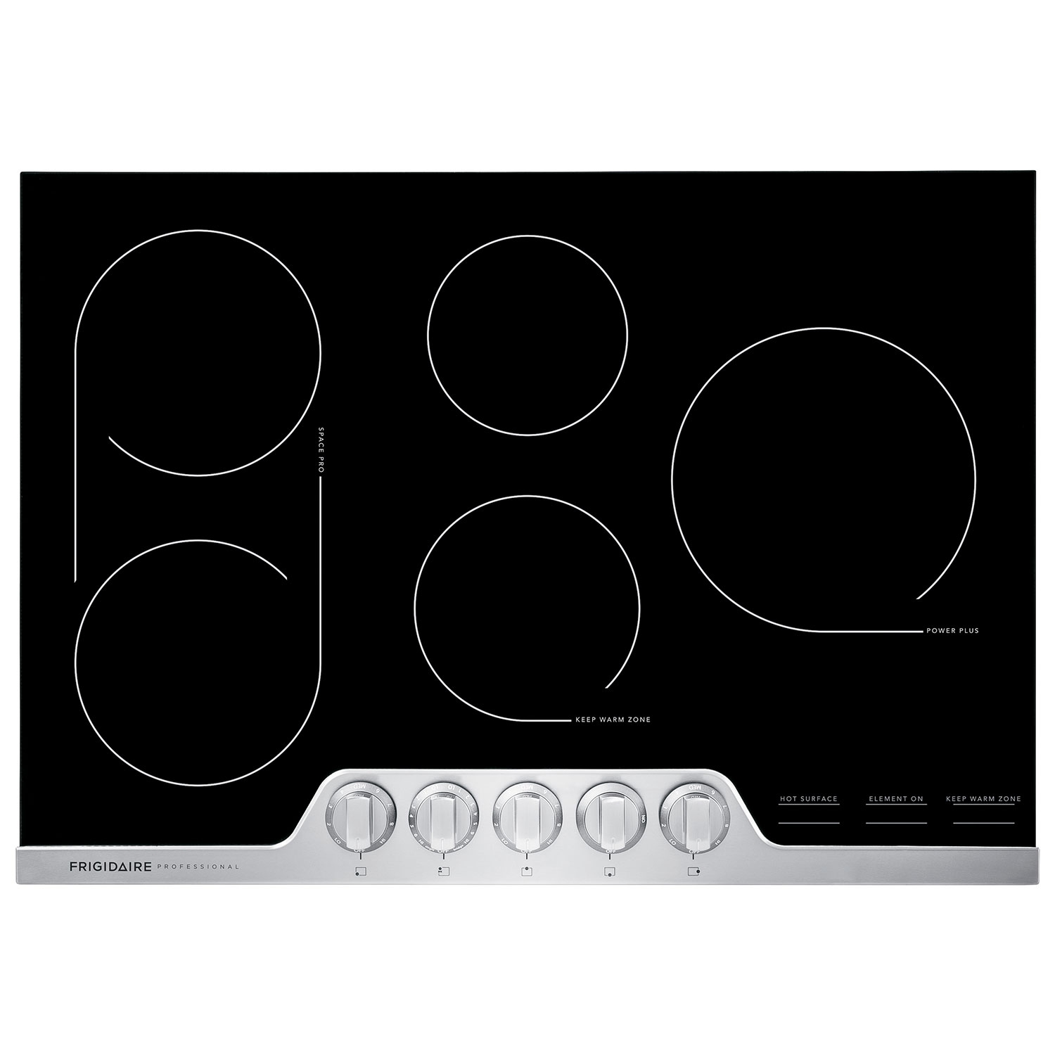 Surface de cuisson électrique à 5 éléments de 30 po Professional de Frigidaire - Acier inoxydable