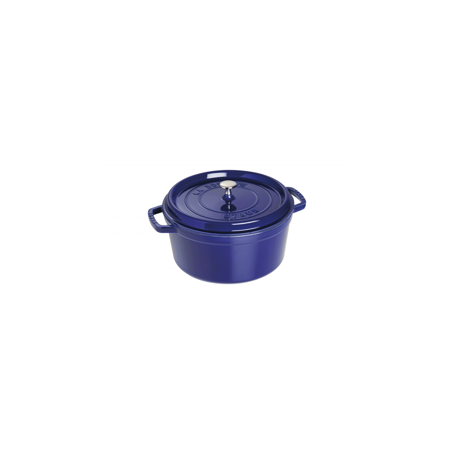 Cocotte ronde Staub, bleu, 7 pintes / 6.7 L