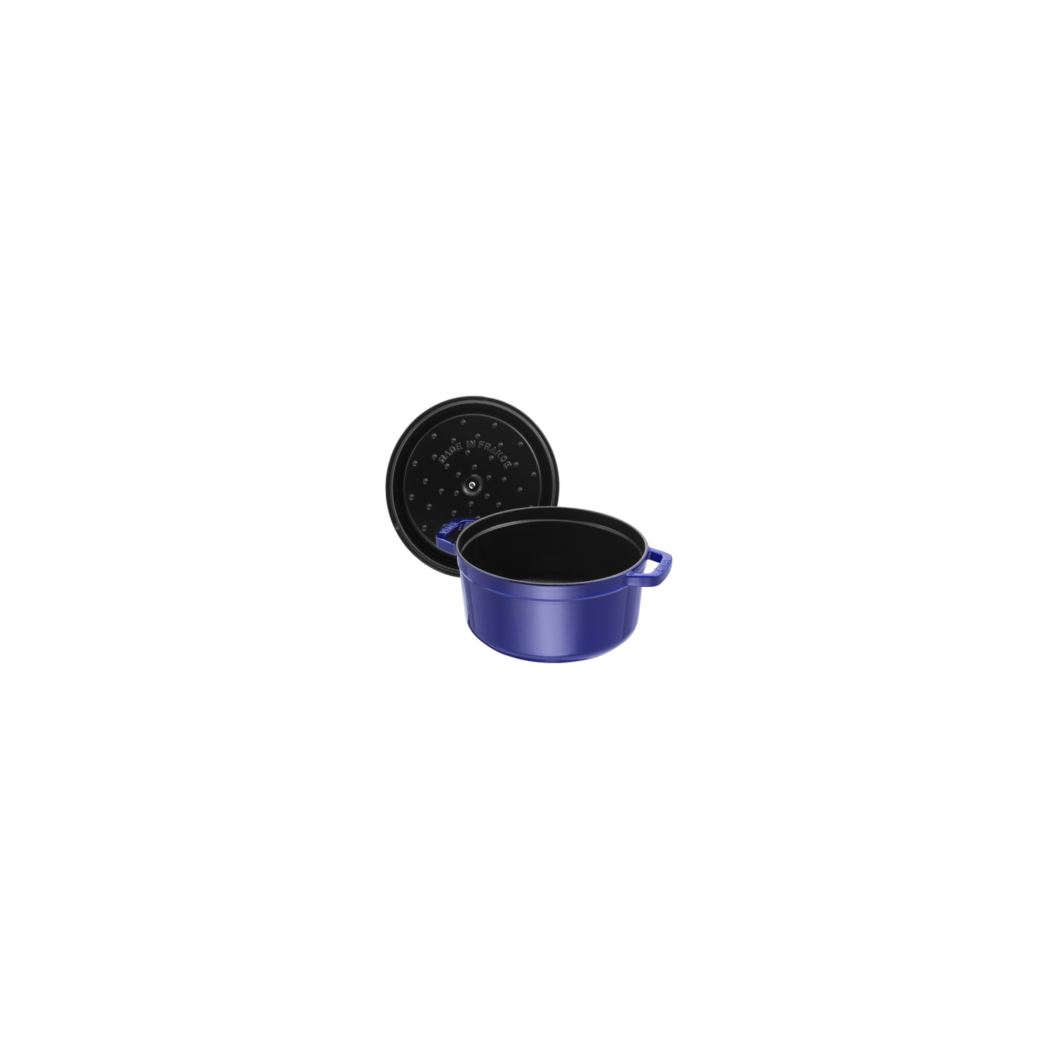 Cocotte ronde Staub, bleu, 7 pintes / 6.7 L