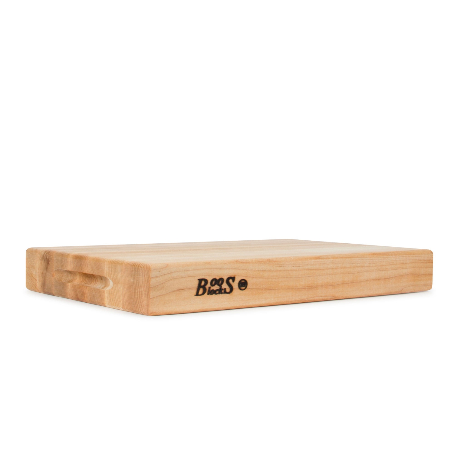 BoosBlock Maple Edge Grain Cutting Board, 12" x 18" - 2-1/4" Thick