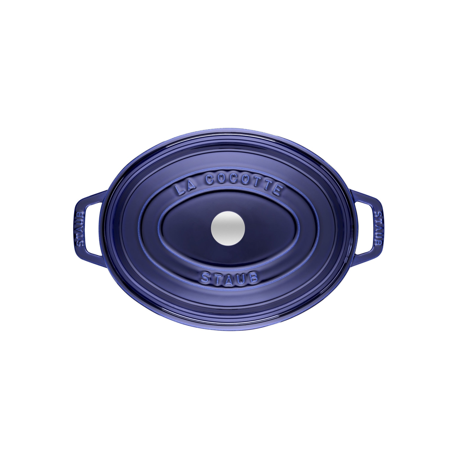 Cocotte ovale Staub Blue - 5.7 pte / 5.5 L