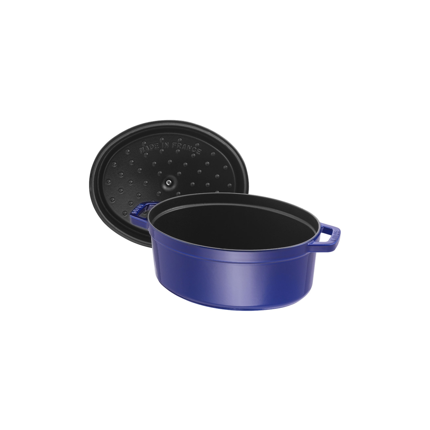 Cocotte ovale Staub Blue - 5.7 pte / 5.5 L