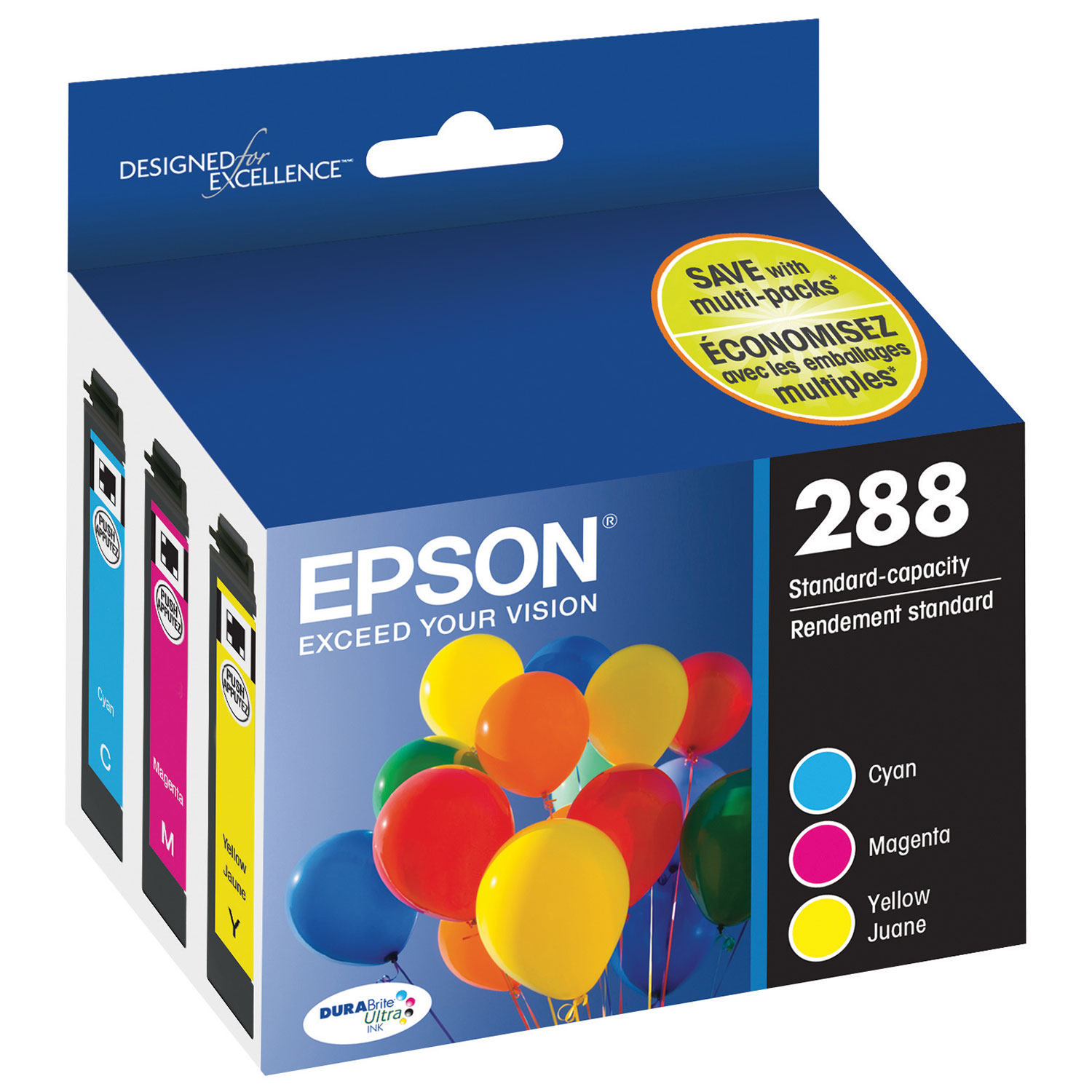 Epson 288 CMY Ink 3-Pack
