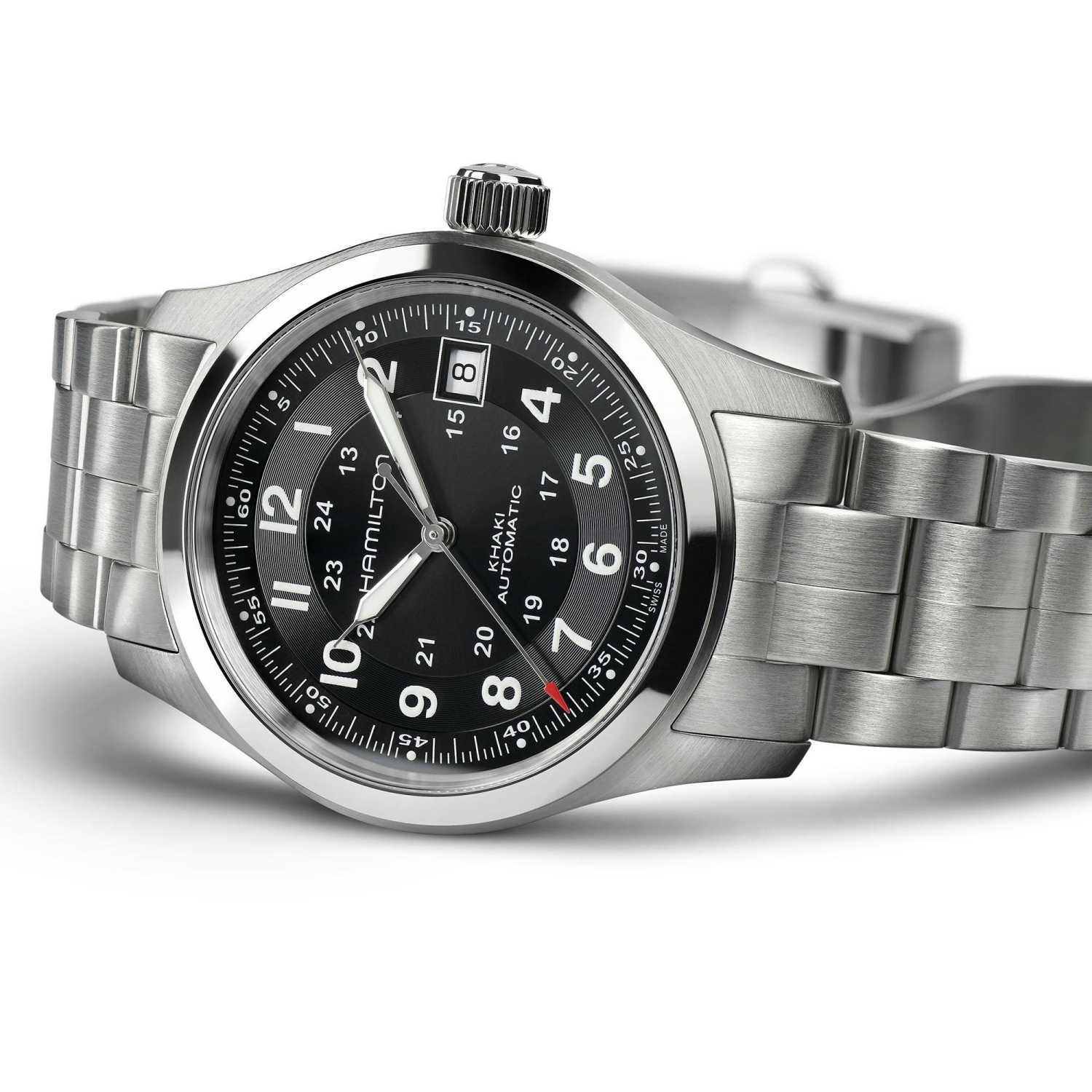 Hamilton Khaki Field Stainless Steel Mens Watch H70455133