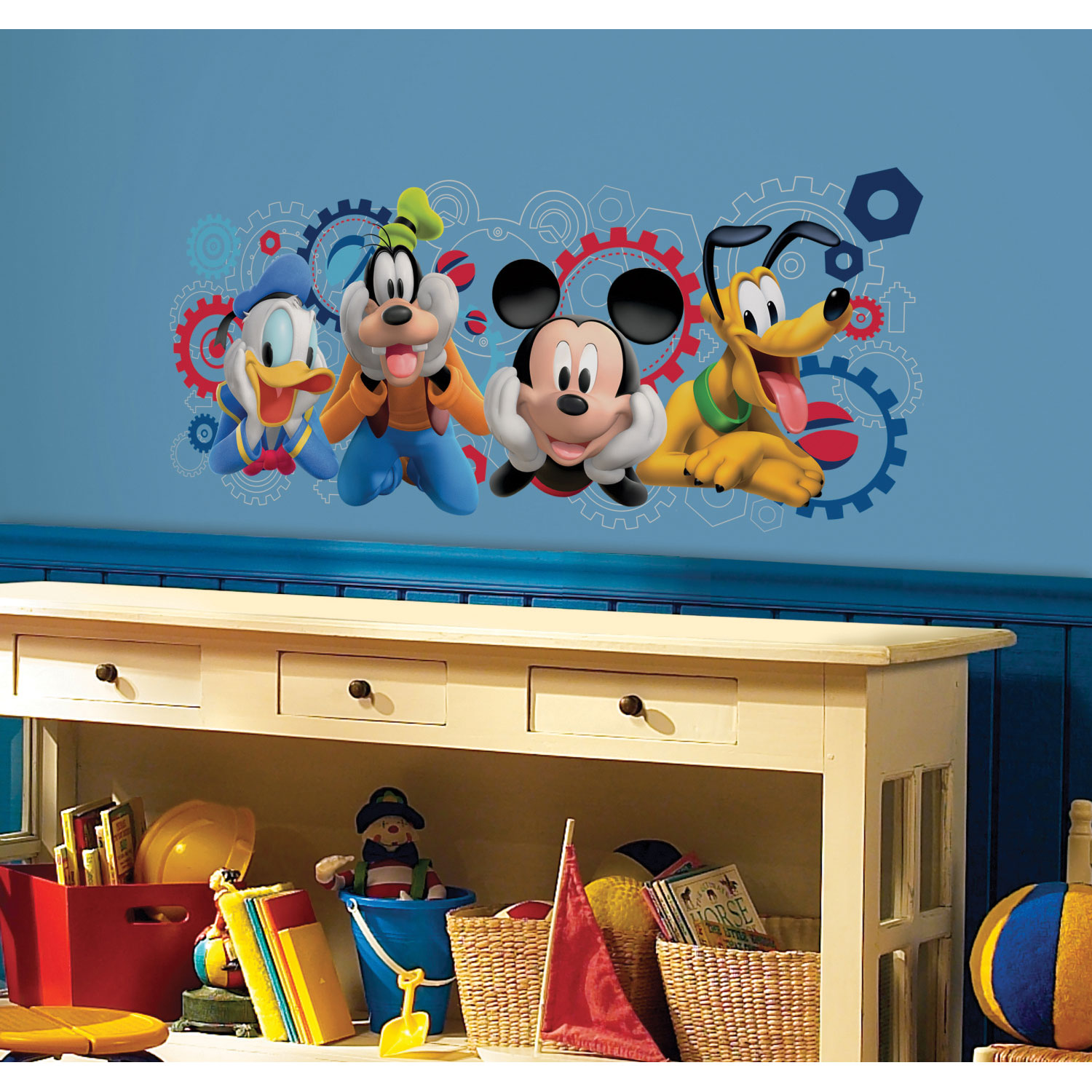 RoomMates Mickey Mouse Clubhouse Capers Giant Wall Decal
