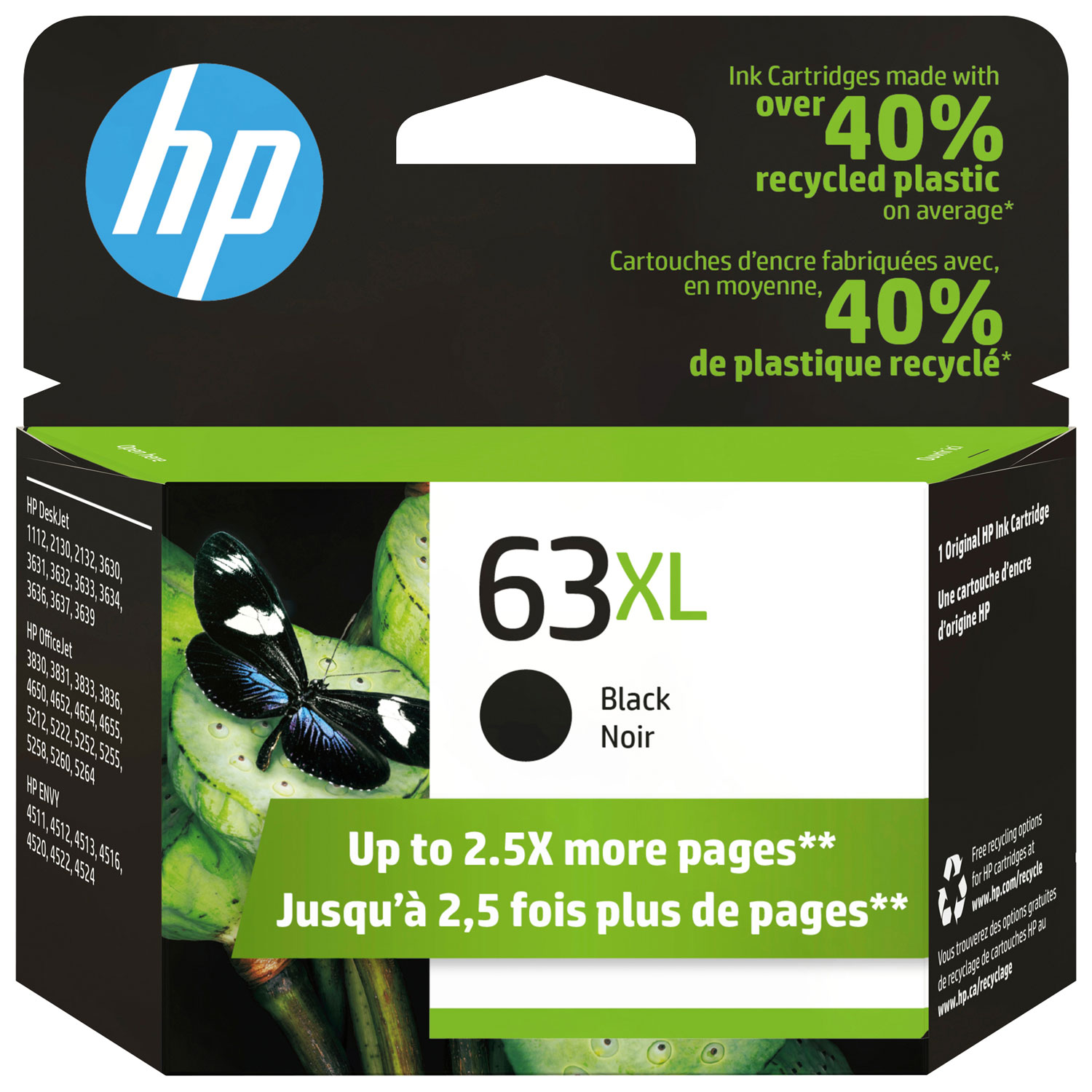 HP 63XL Black Ink