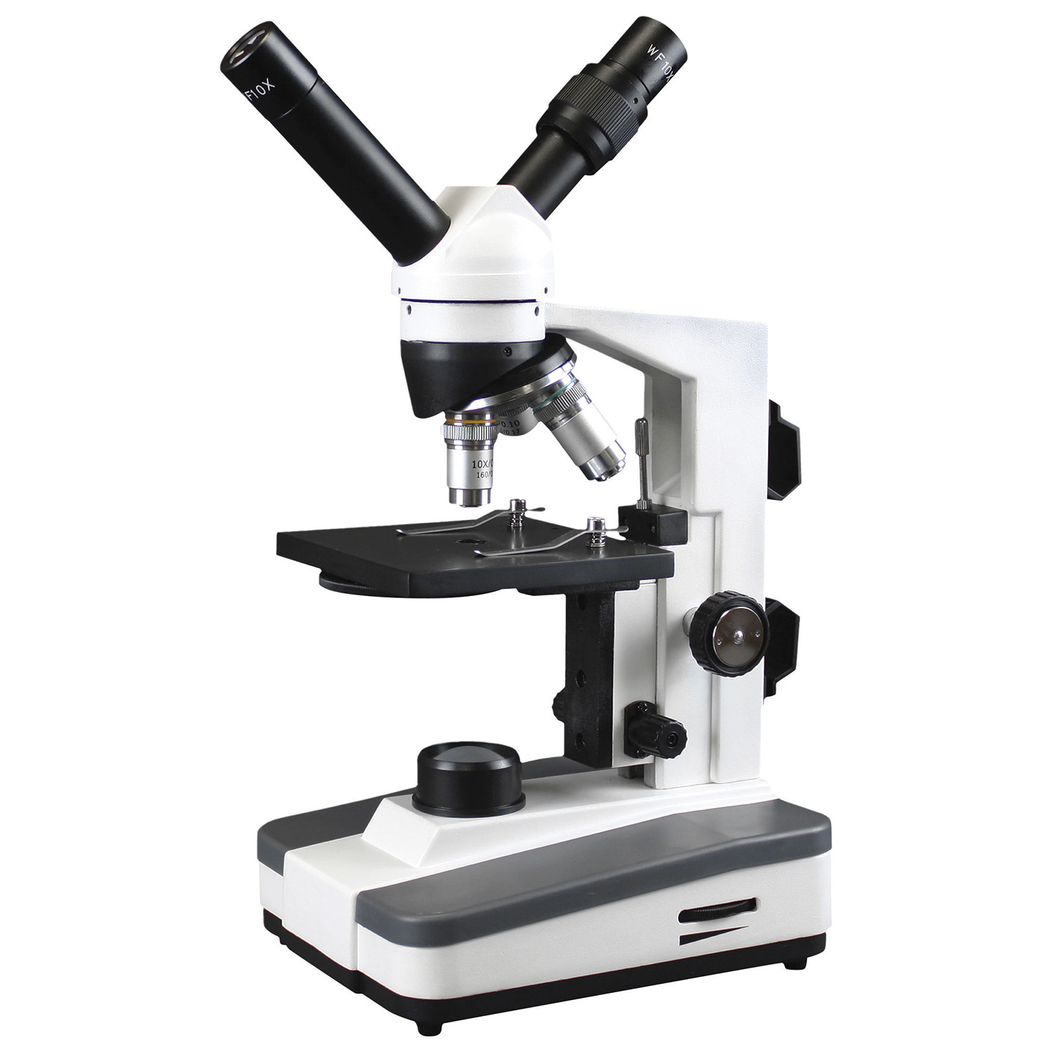 Walter Products BMT Series 40x-400x 45º Dual View LED Cordless Compound Microscope