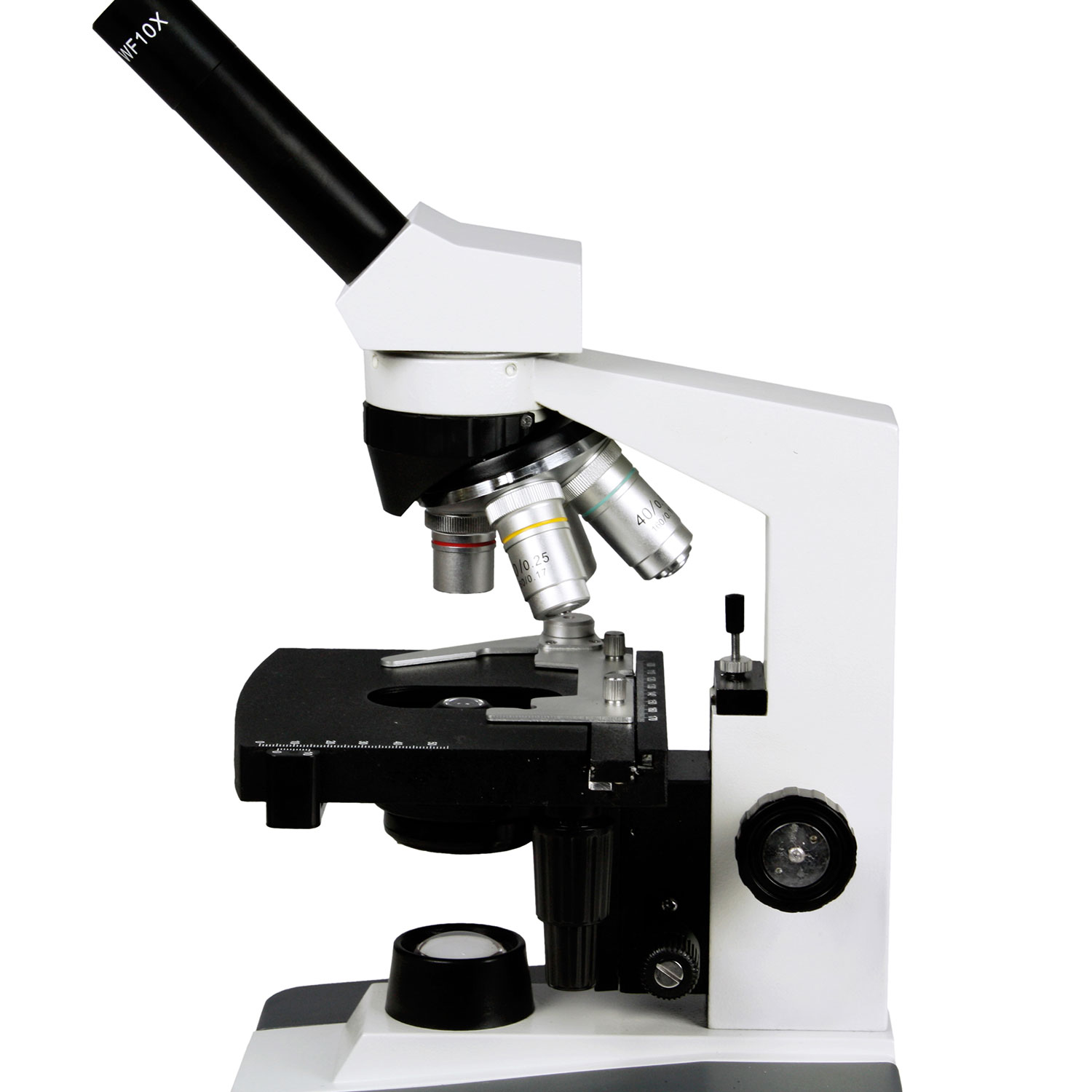 Microscope monoculaire composé 40x à 1000x sans fil à DEL de gamme LTM de Walter Products