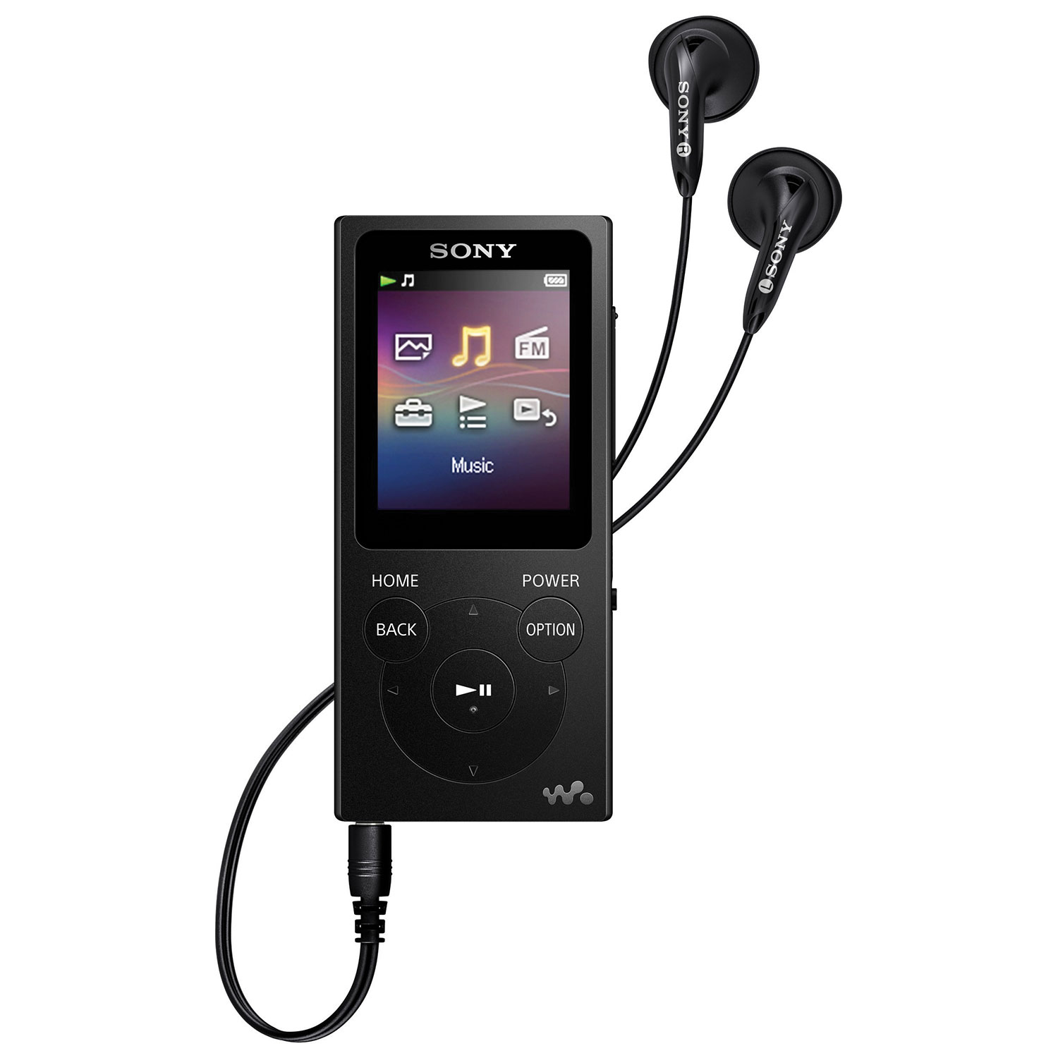 Sony Walkman 8GB Digital Music Player (NWE394/B) - Black
