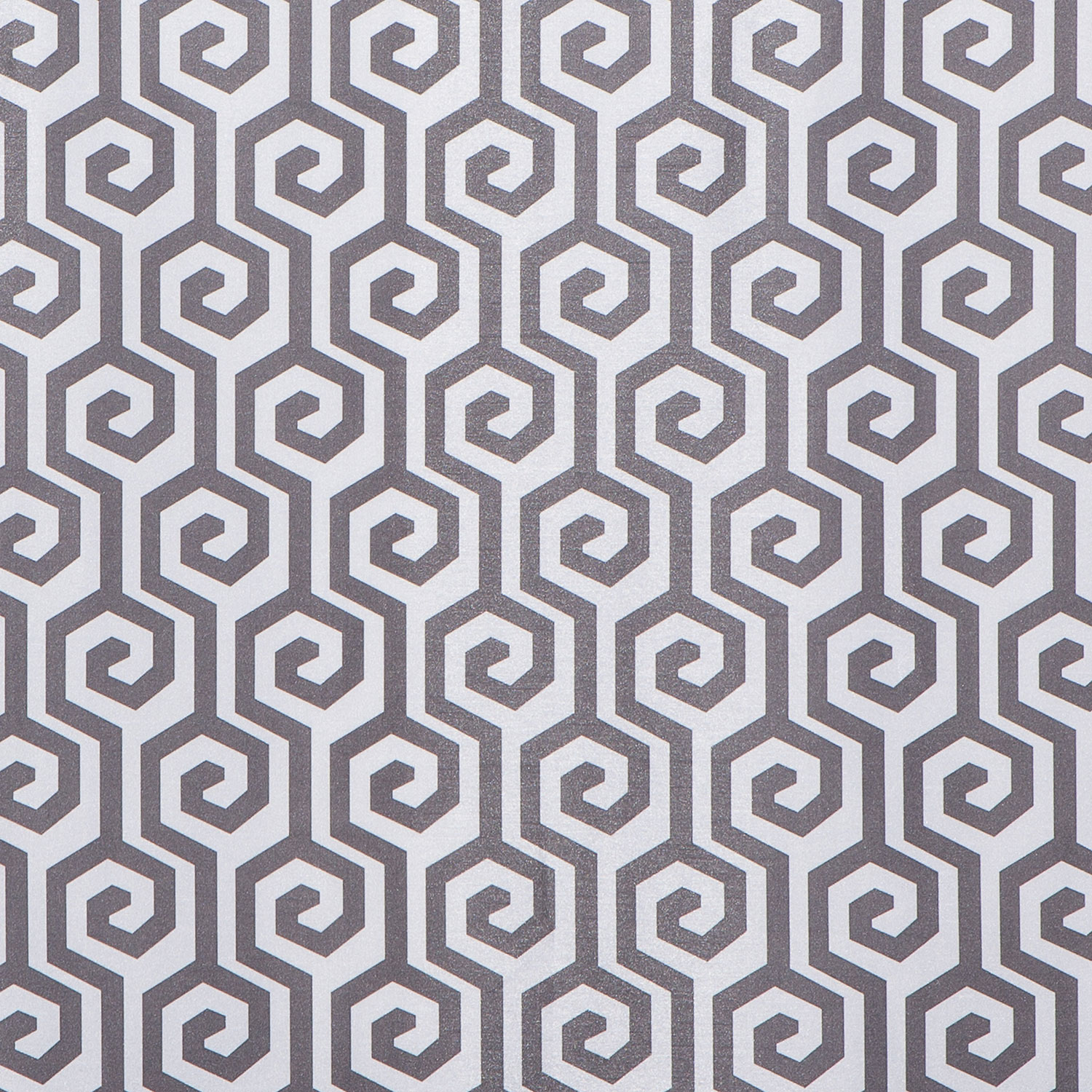 Rideau Maze de Gouchee Design - Ensemble de 2 - Gris - Blanc