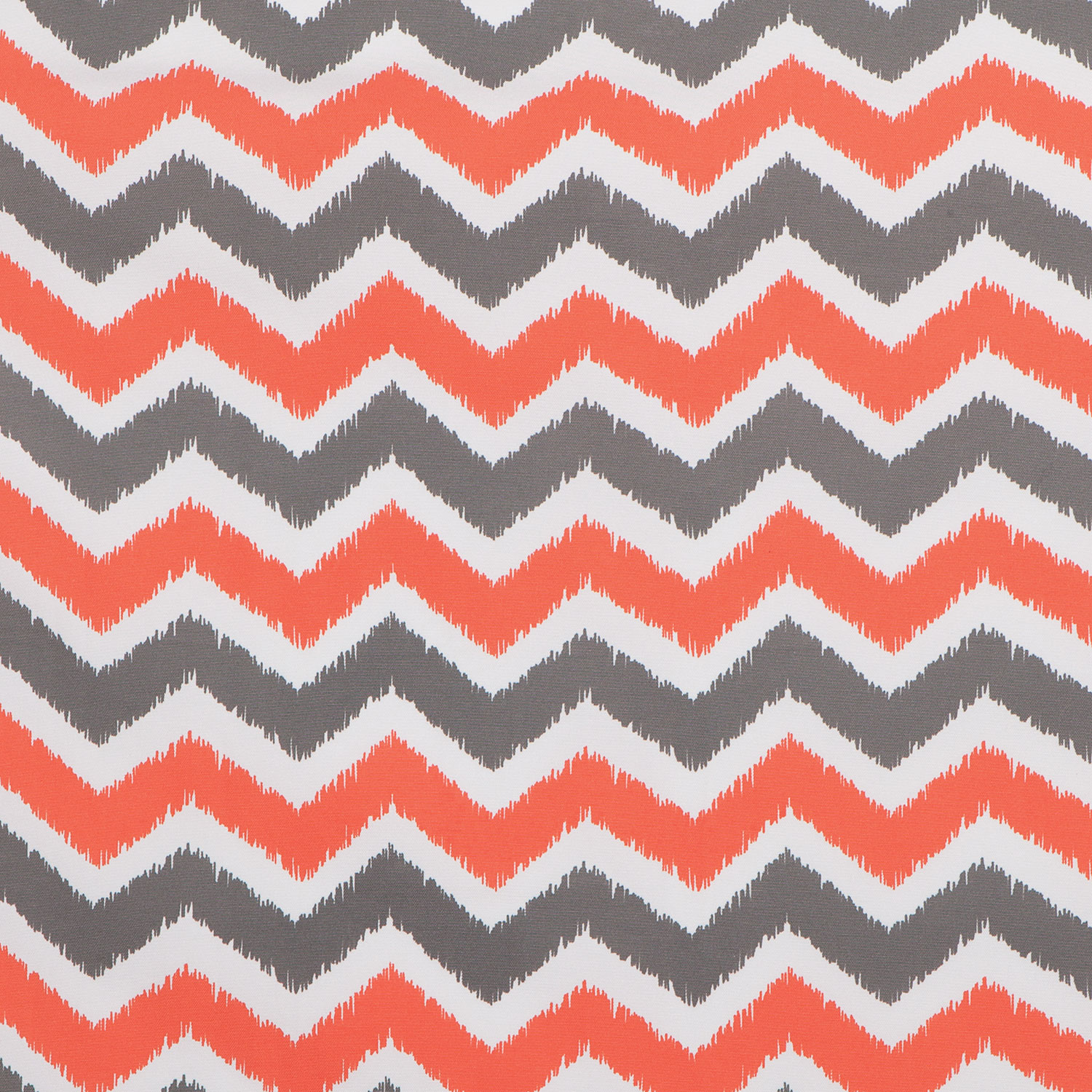 Rideau Selena de Gouchee Design - Ensemble de 2 - Corail - Gris - Blanc