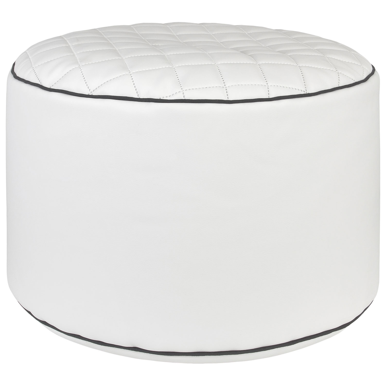 Contemporary Dotcom Modo Tap Bean Bag Chair - White