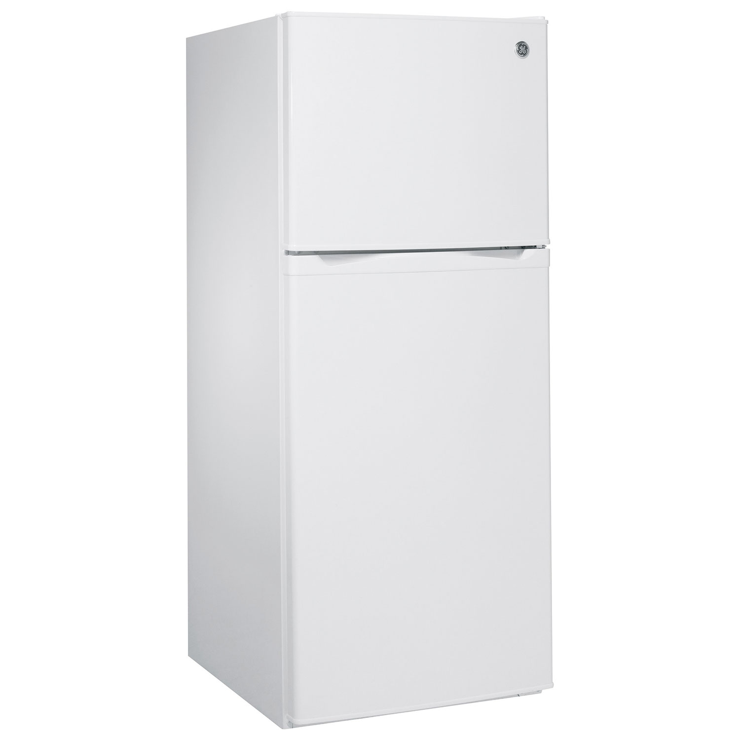 GE 24" 11.6 Cu. Ft. Top Freezer Refrigerator with LED Lighting - White