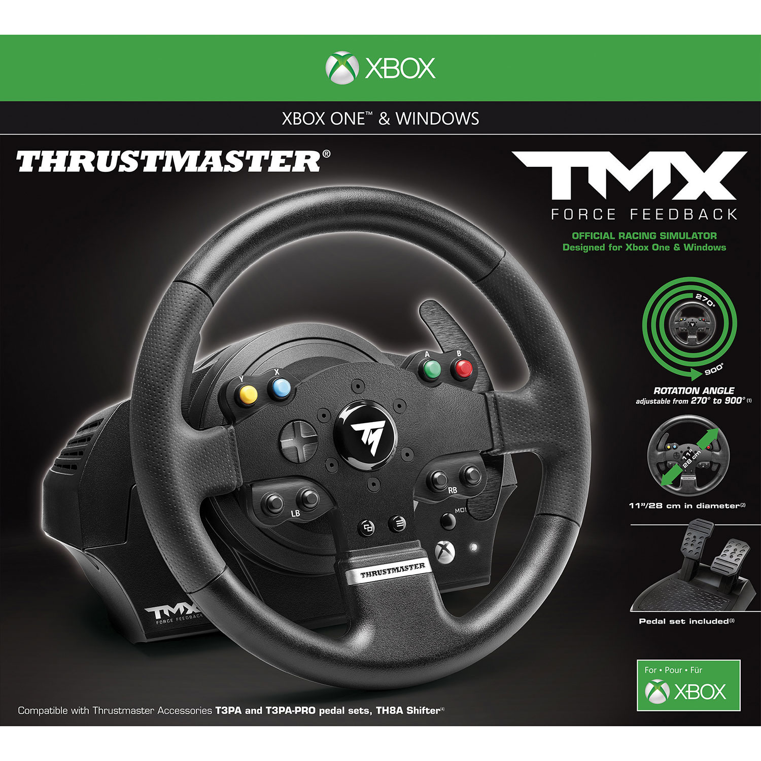 Thrustmaster TMX Racing Wheel for Xbox Series X|S & Xbox One/PC