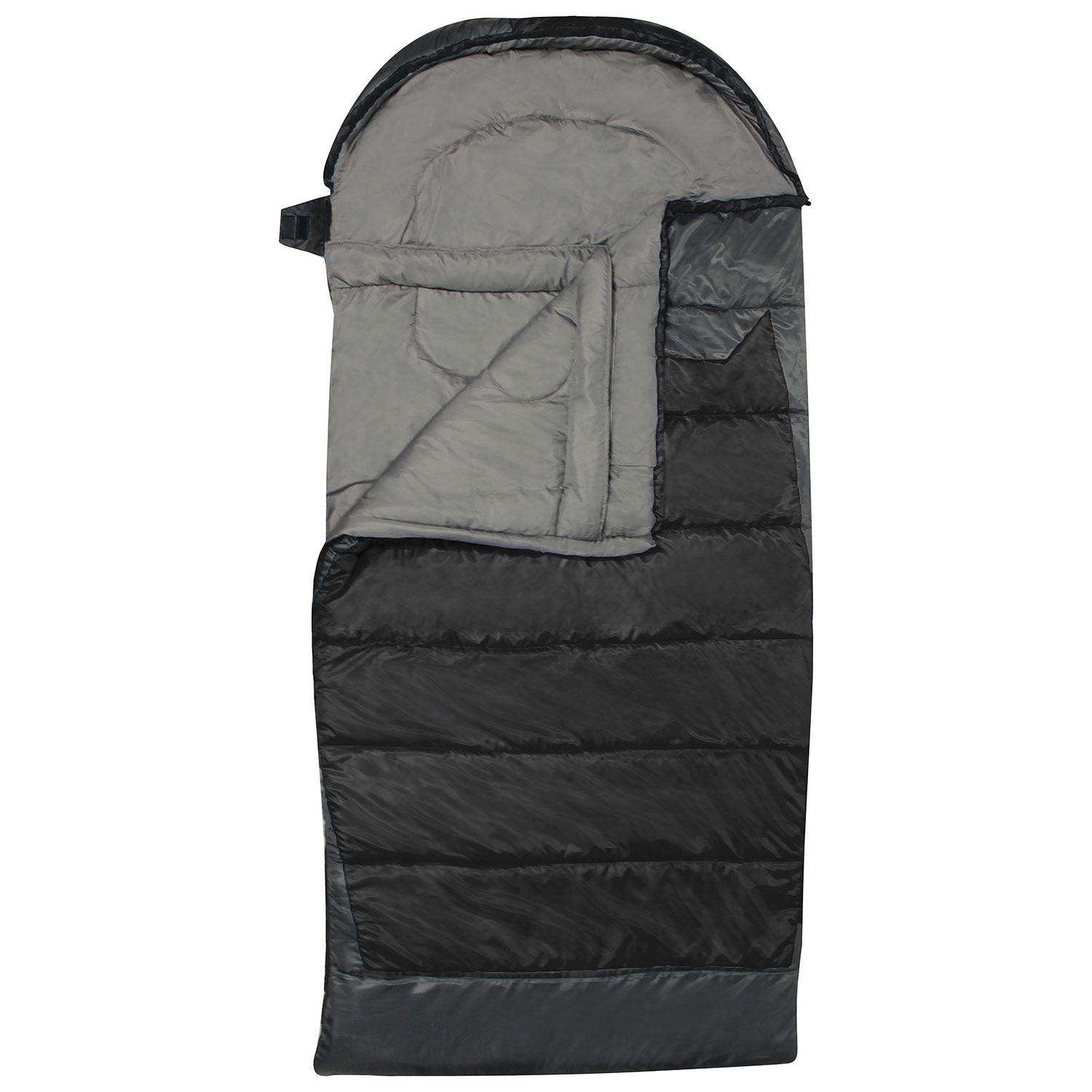 Rockwater Designs Rectangular Heat Zone Sleeping Bag (-15-Degrees Celcius) - Black/Dark Grey
