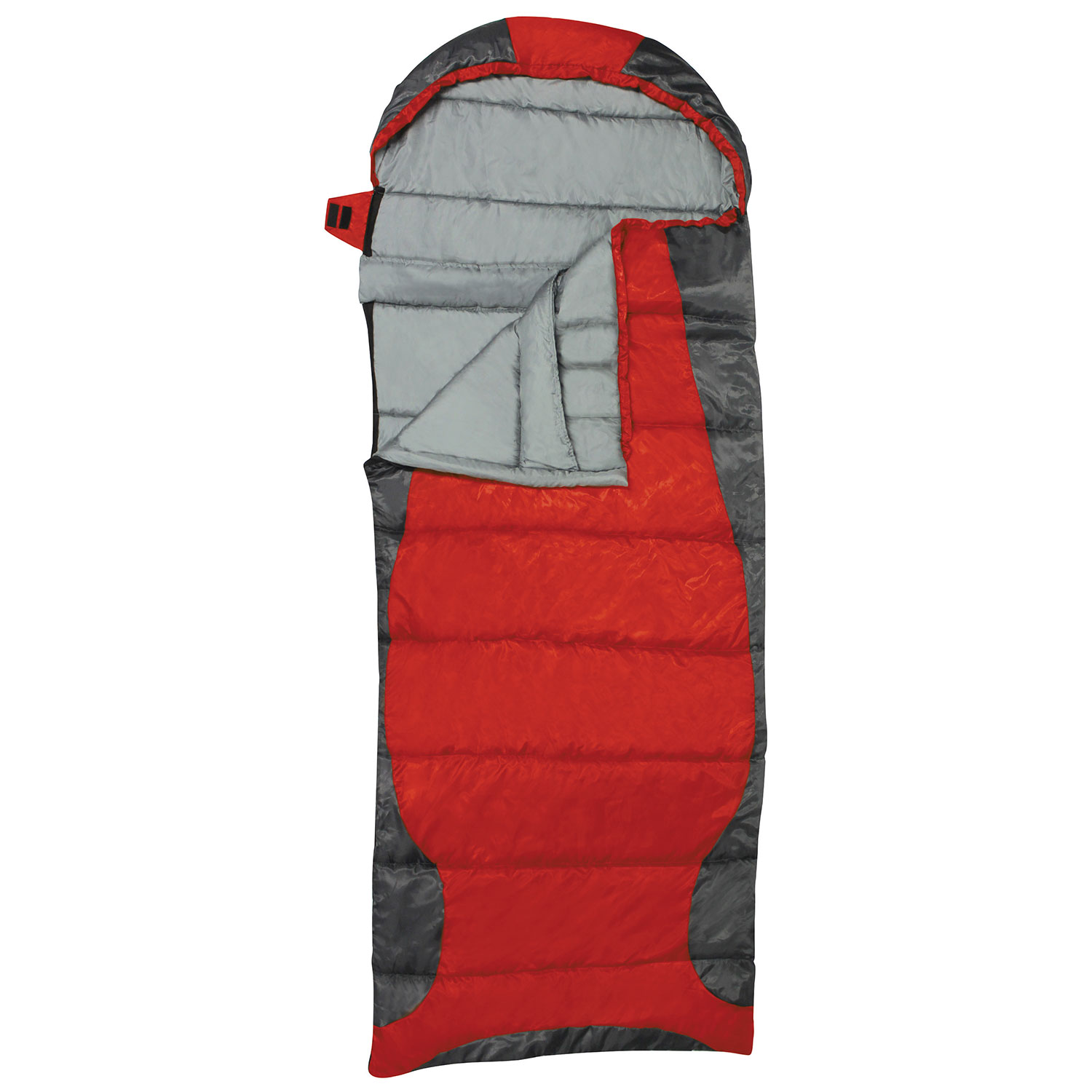 Rockwater Designs Rectangular Heat Zone Sleeping Bag (-20-Degrees Celcius) - Orange/Dark Grey