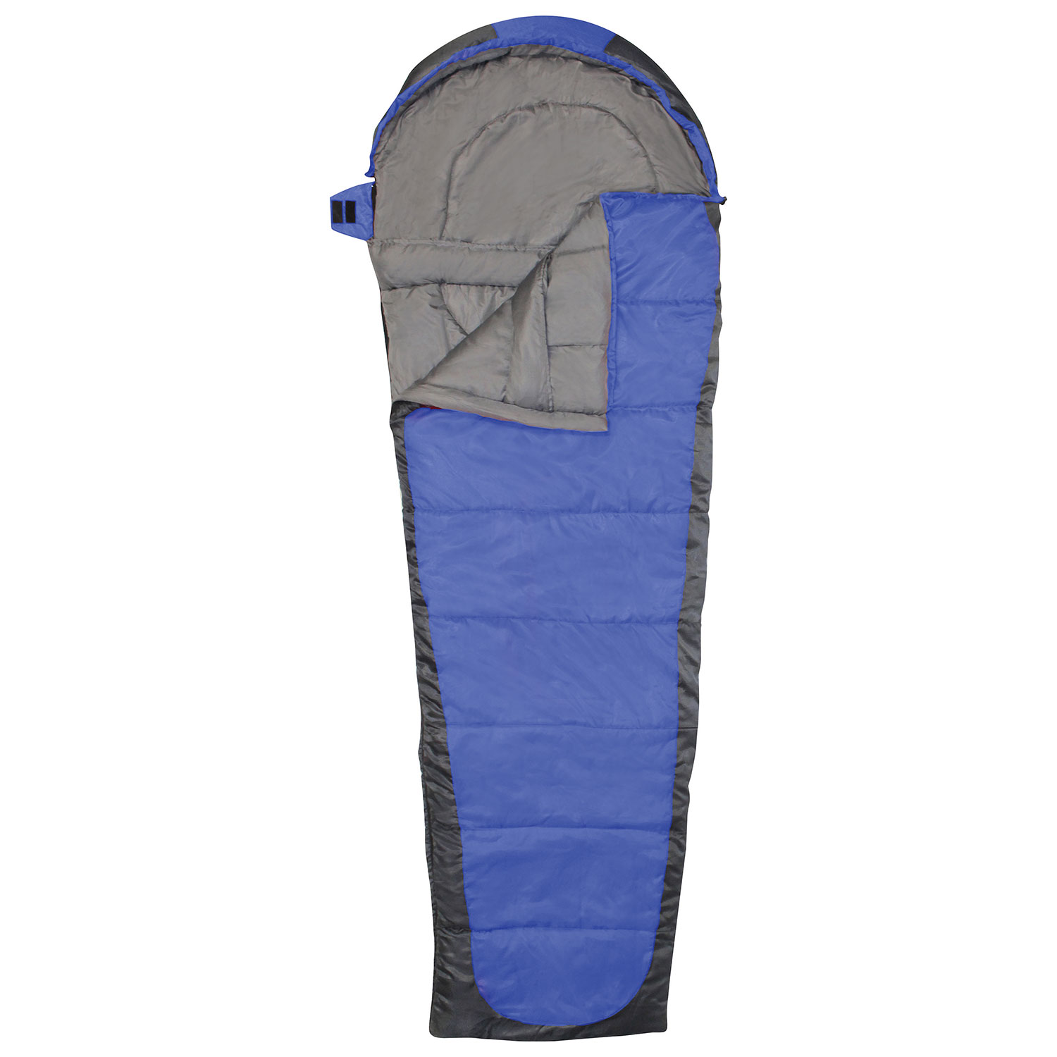 Rockwater Designs Semi-Rectangular Heat Zone Sleeping Bag (0-Degrees Celcius) - Royal/Dark Grey