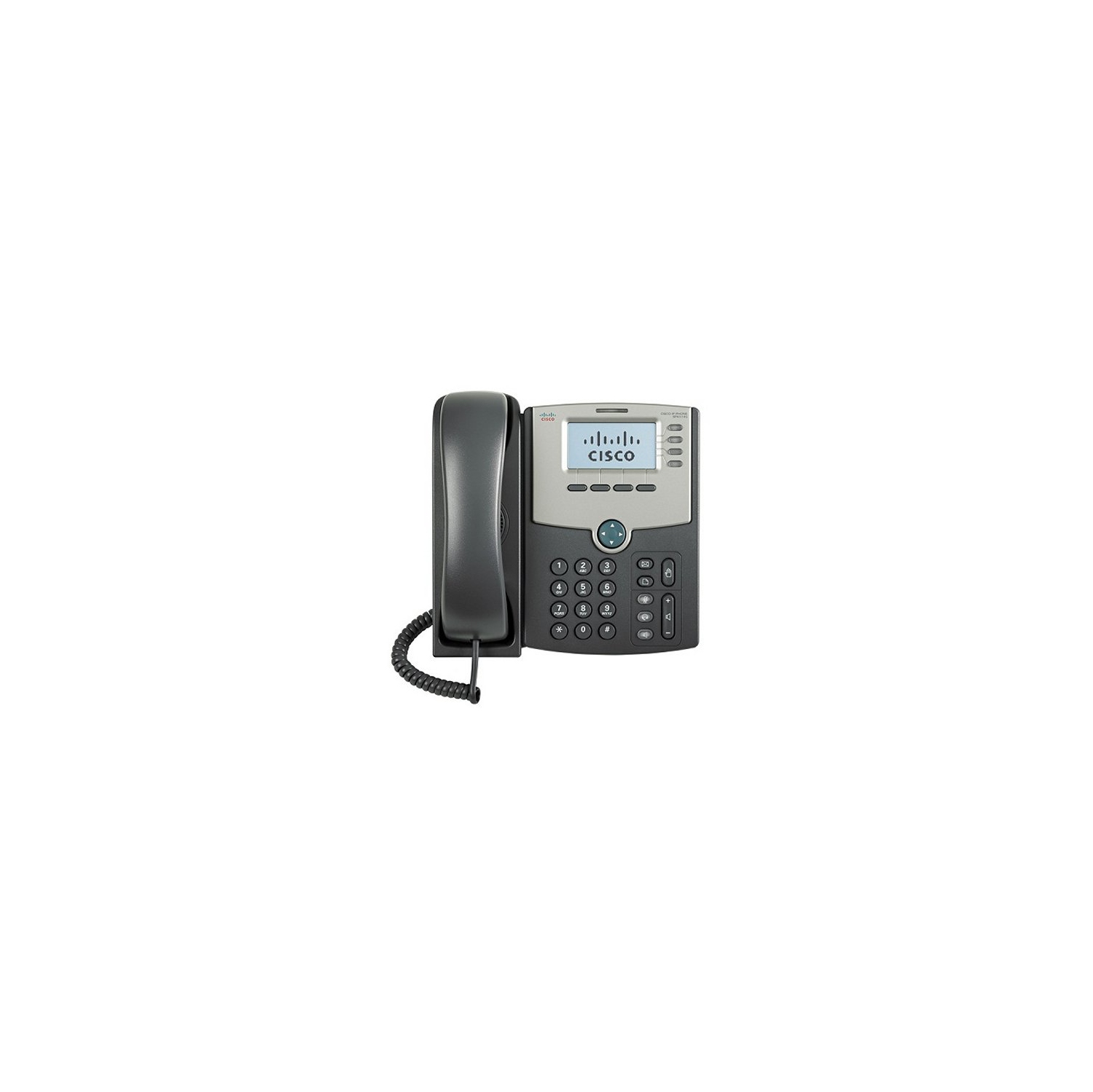 Téléphone IP à 4 lignes de Cisco avec PoE et port PC